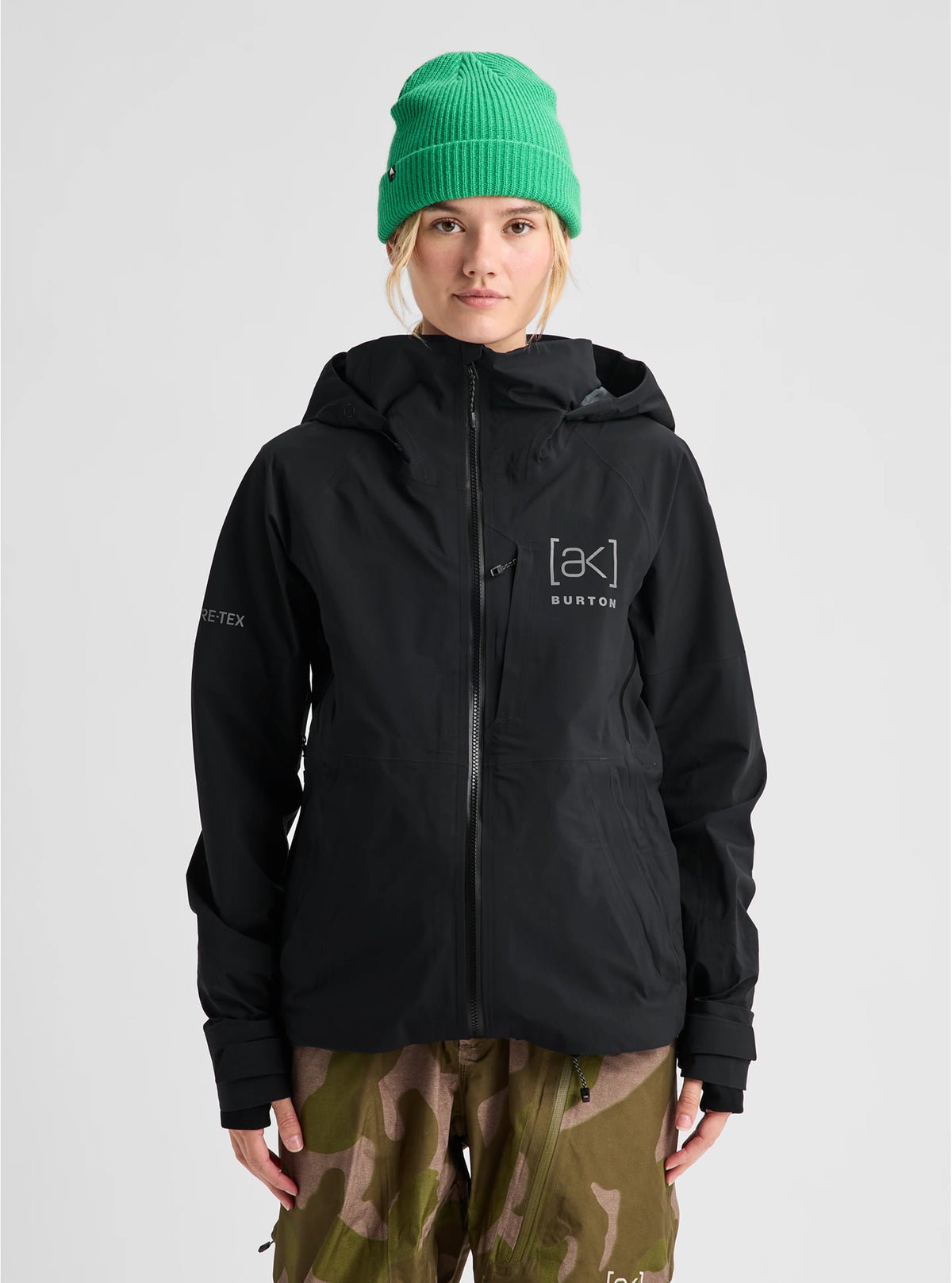 Womens [Ak] Kimmy Gore-Tex 3L Stretch Jacket True Black - Image 1