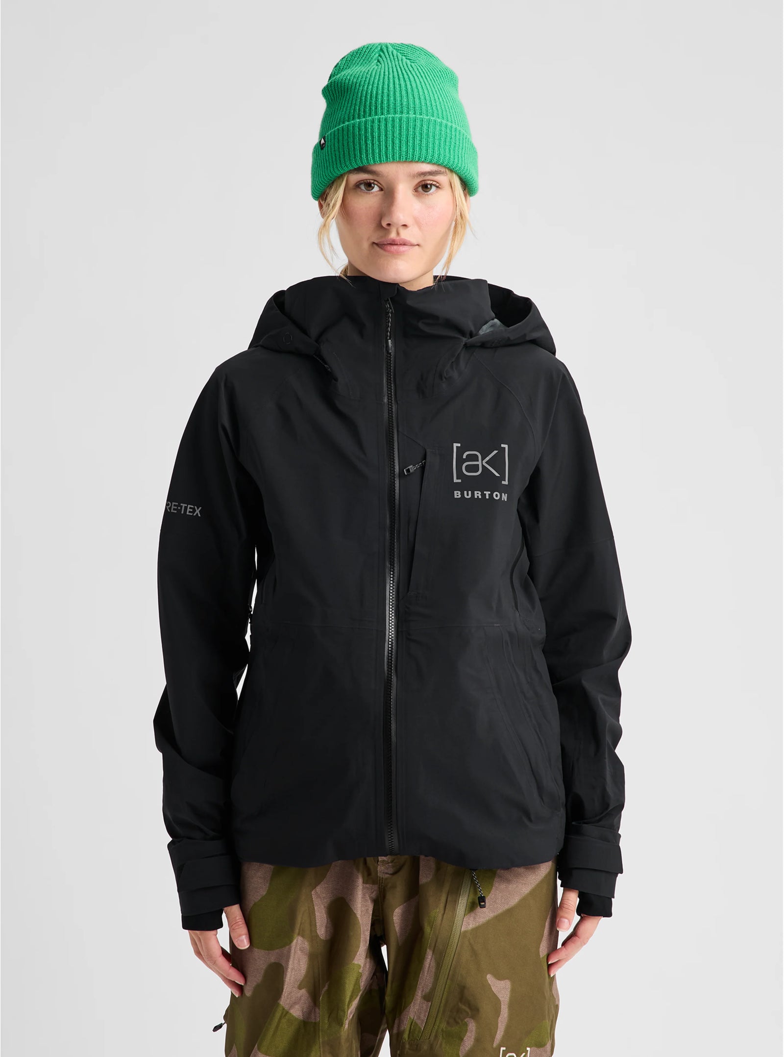 Womens [Ak] Kimmy Gore-Tex 3L Stretch Jacket True Black - Image 1