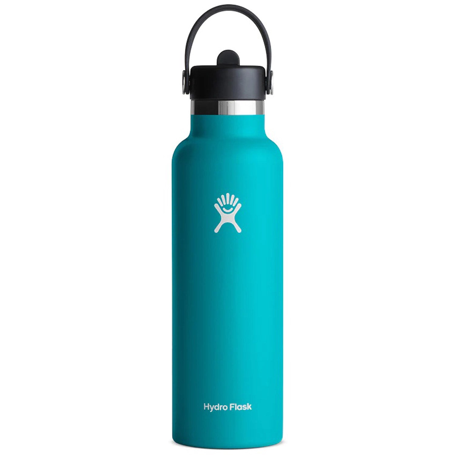 Hydration 21oz Standard Mouth Flex Straw Cap Insulated Water Bottle