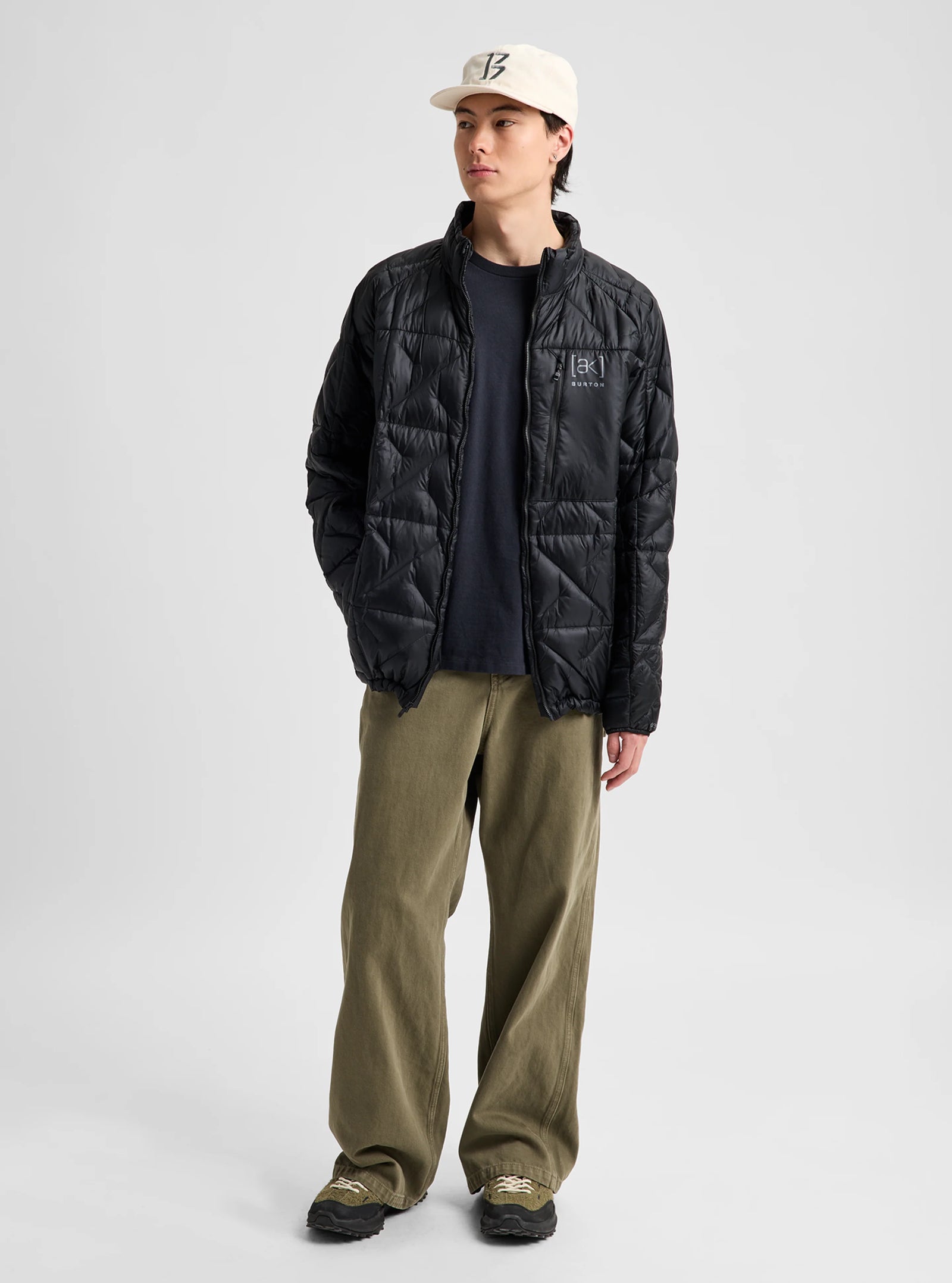 Mens [Ak] Baker Down Jacket True Black - Image 8
