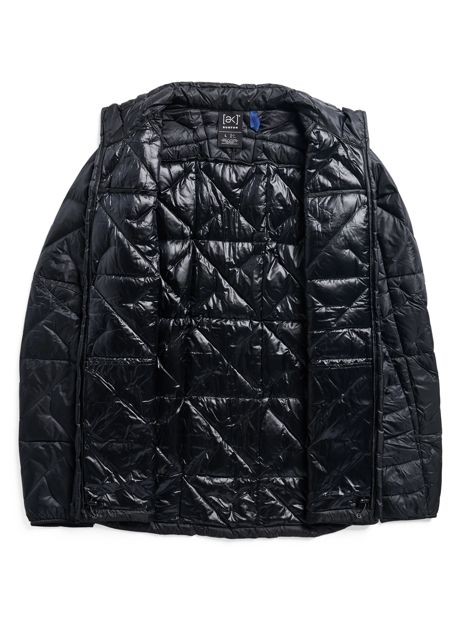 Mens [Ak] Baker Down Jacket True Black - Image 4