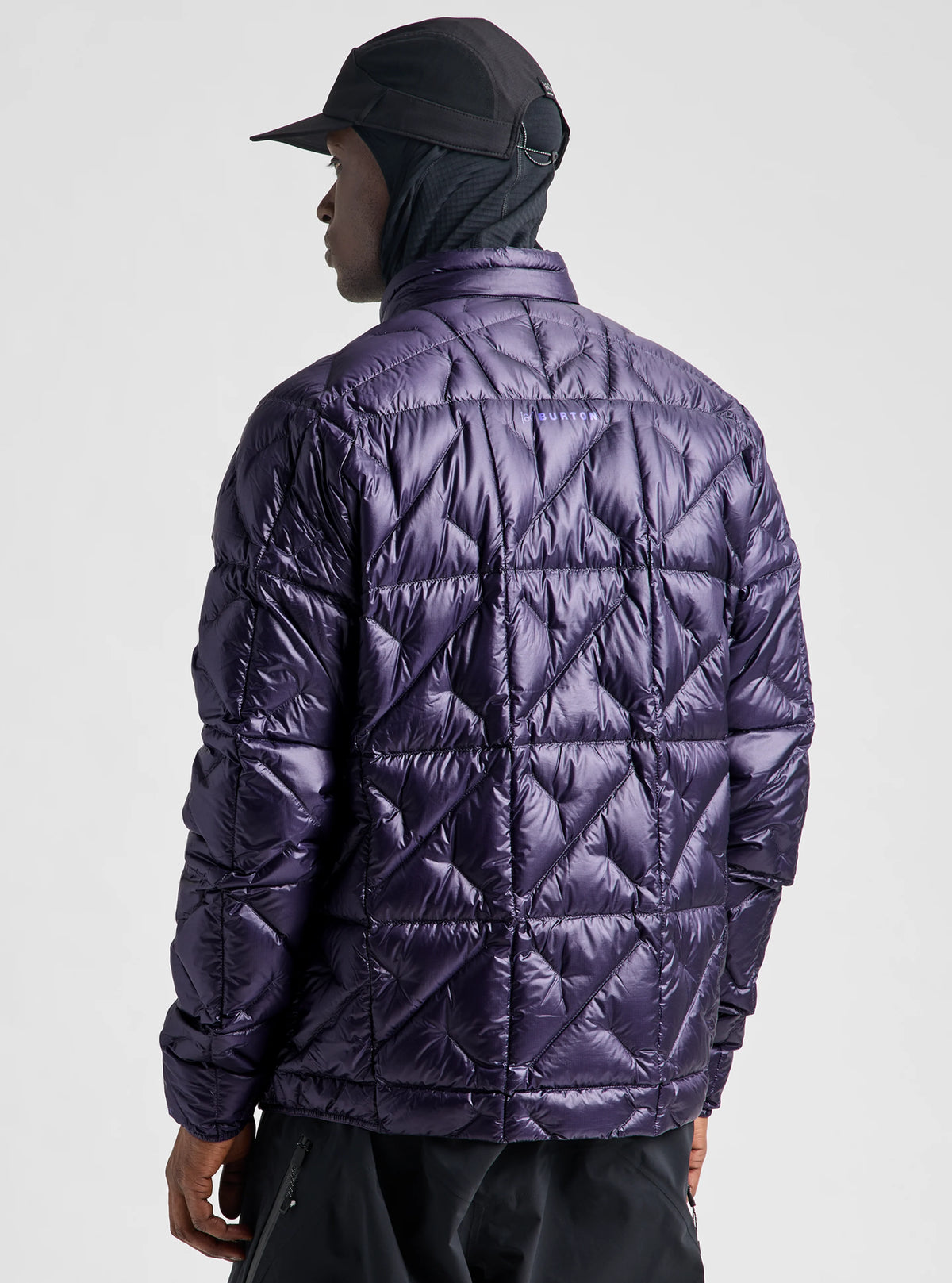 Mens [Ak] Baker Ultralight Down Jacket Nightshade Purple - Image 3
