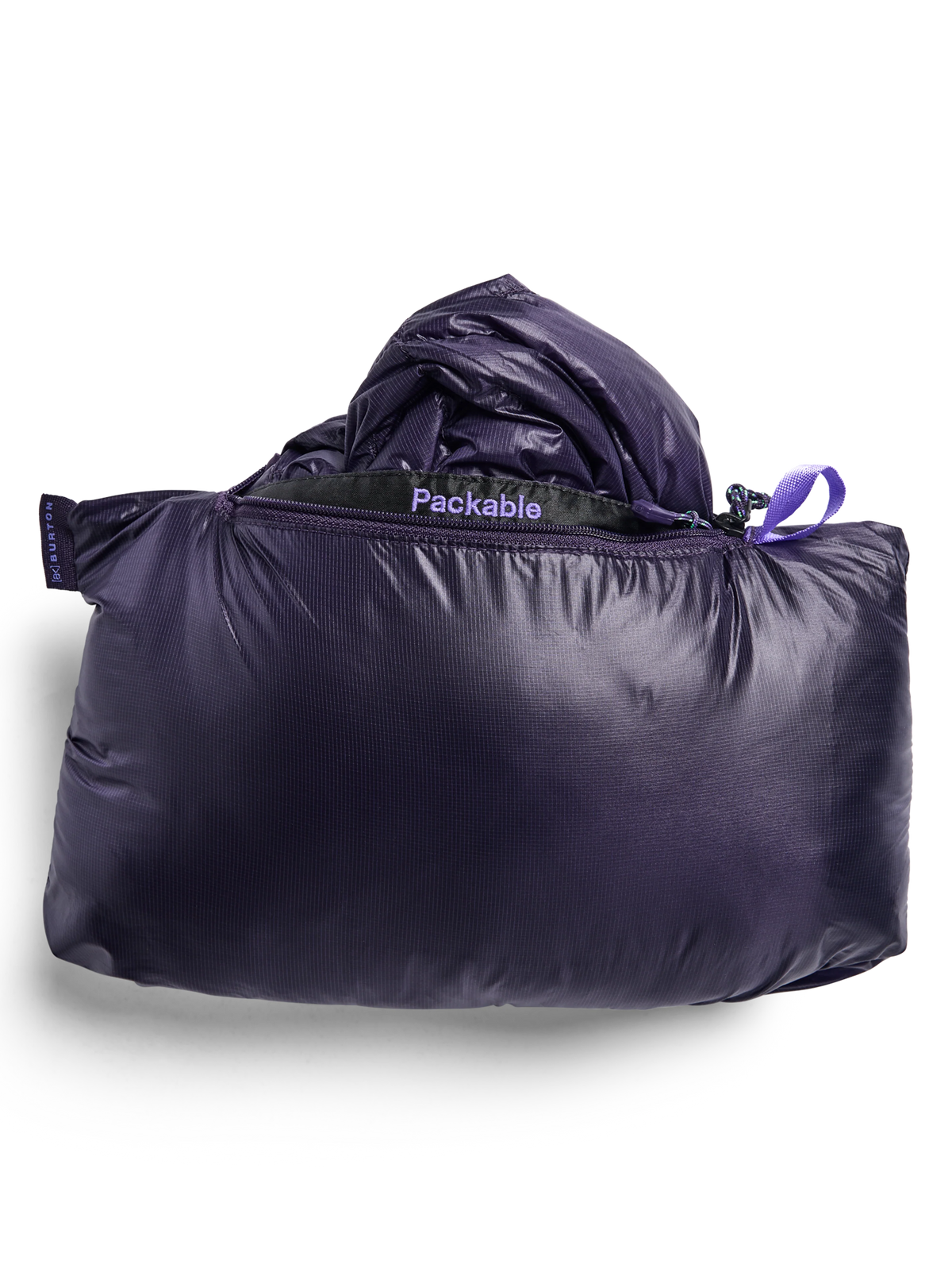 Mens [Ak] Baker Ultralight Down Jacket Nightshade Purple - Image 7