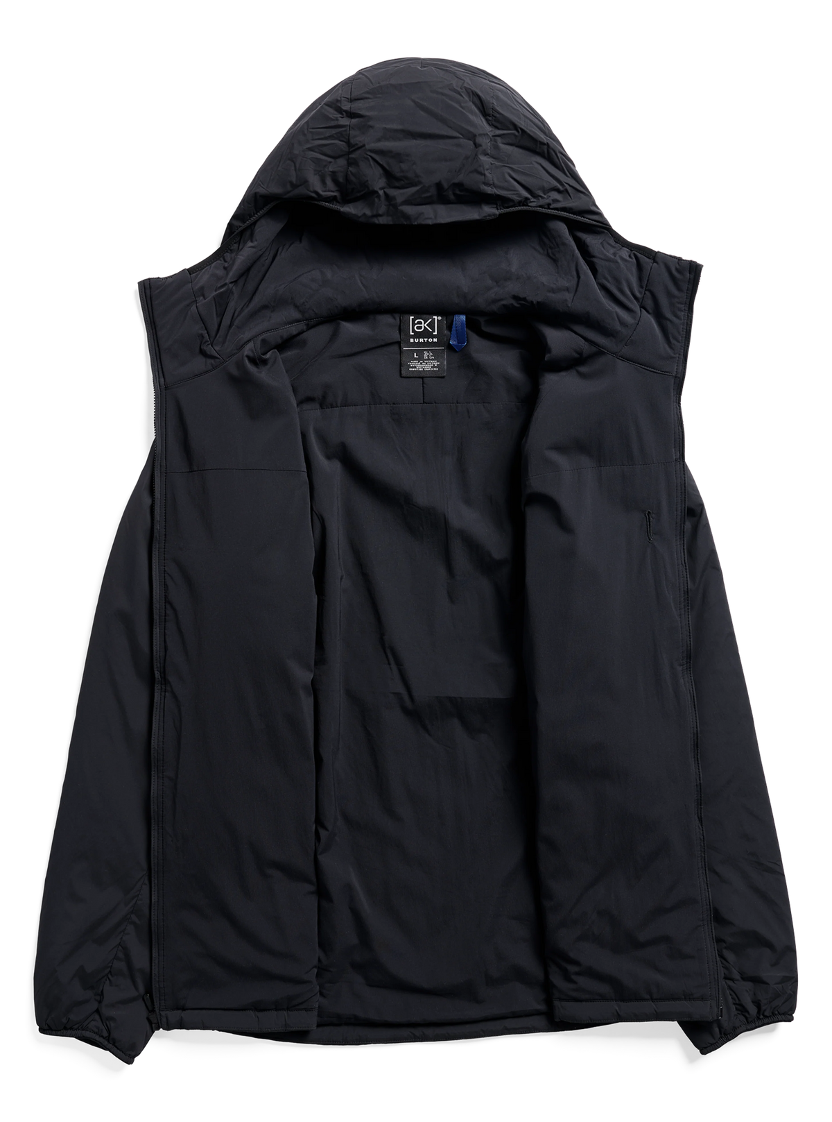 Mens [Ak] Helium Hooded Stretch Insulated Jacket True Black - Image 7