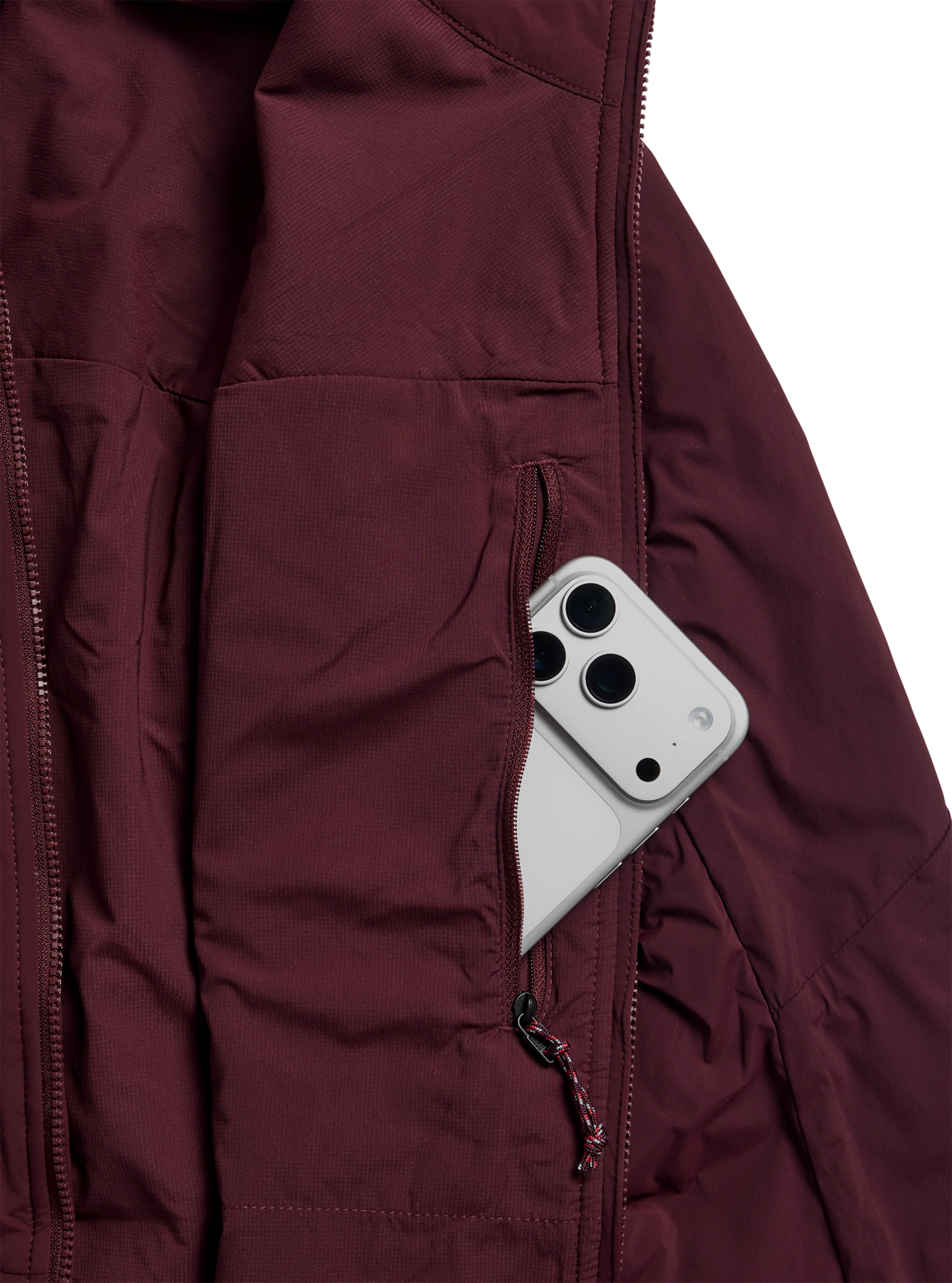 Womens [Ak] Helium Hooded Stretch Insulated Jacket True Black - Image 19