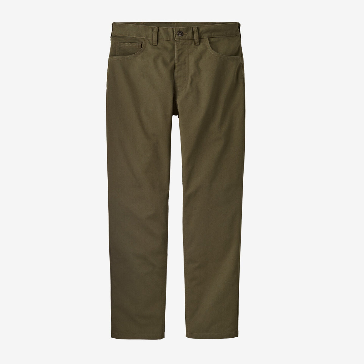 Mens Twill Traveller Casual Pants Basin Green - Image 1