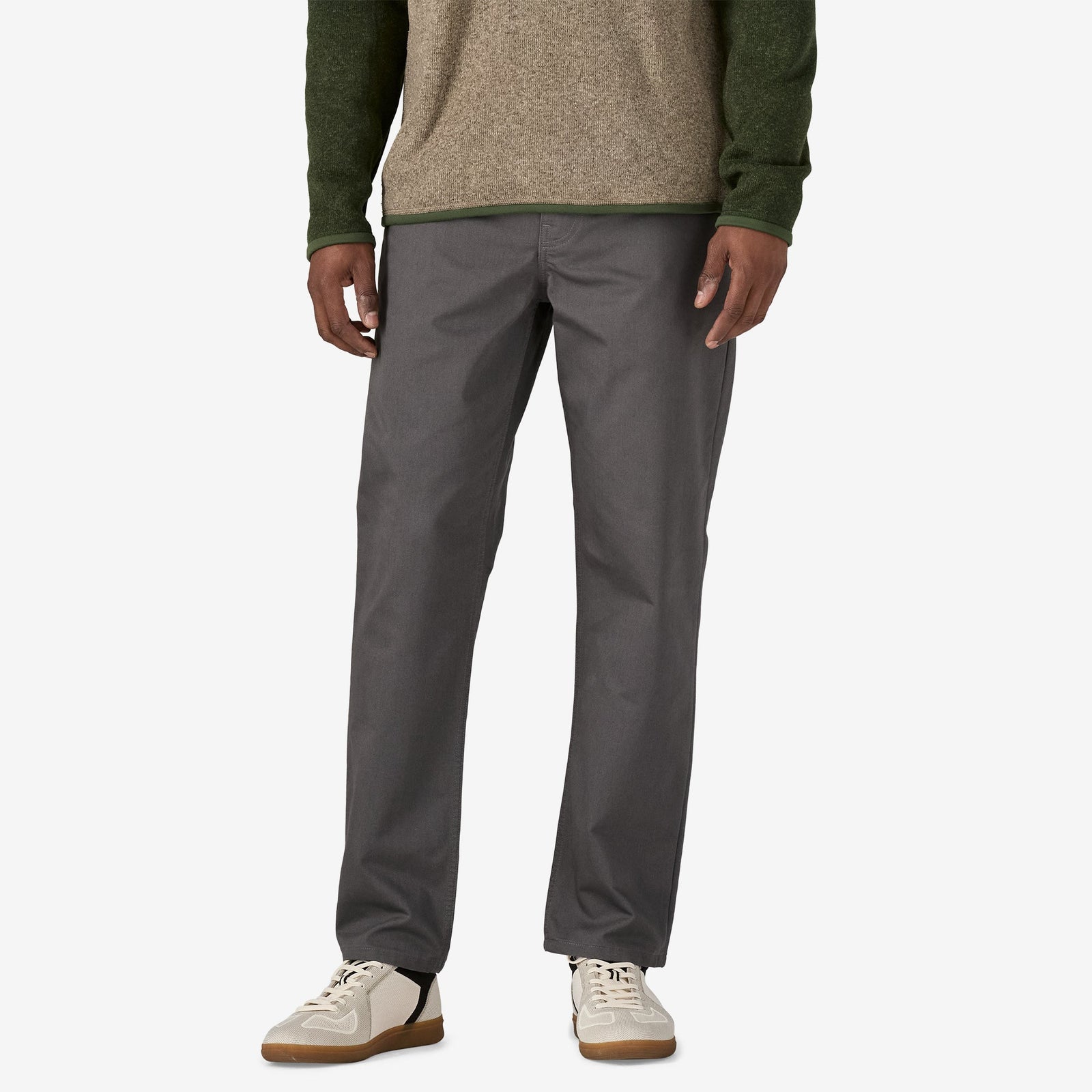 Mens Twill Traveller Casual Pants Forge Grey - Image 7