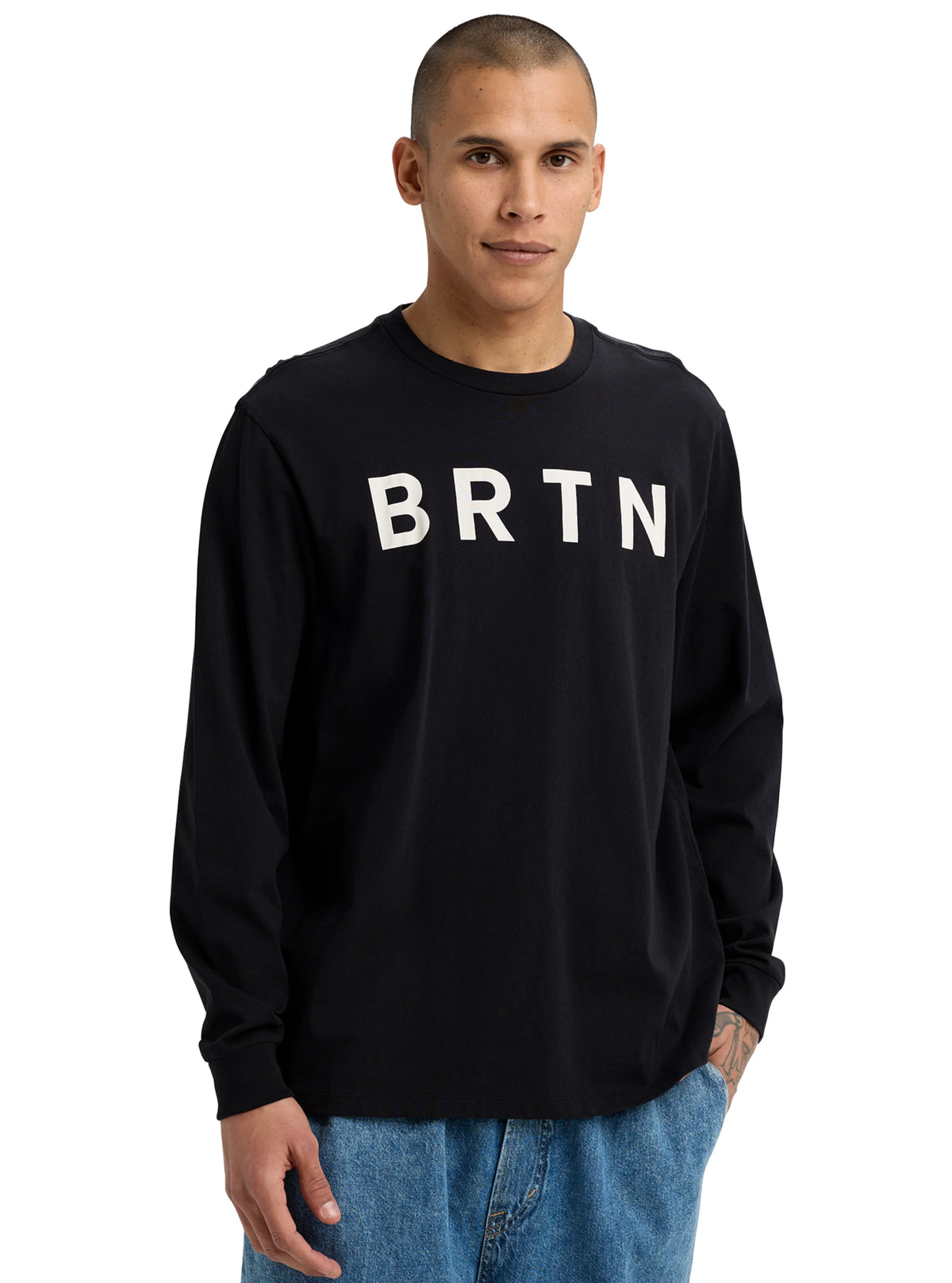 Brtn Long Sleeve T Shirt True Black - Image 2
