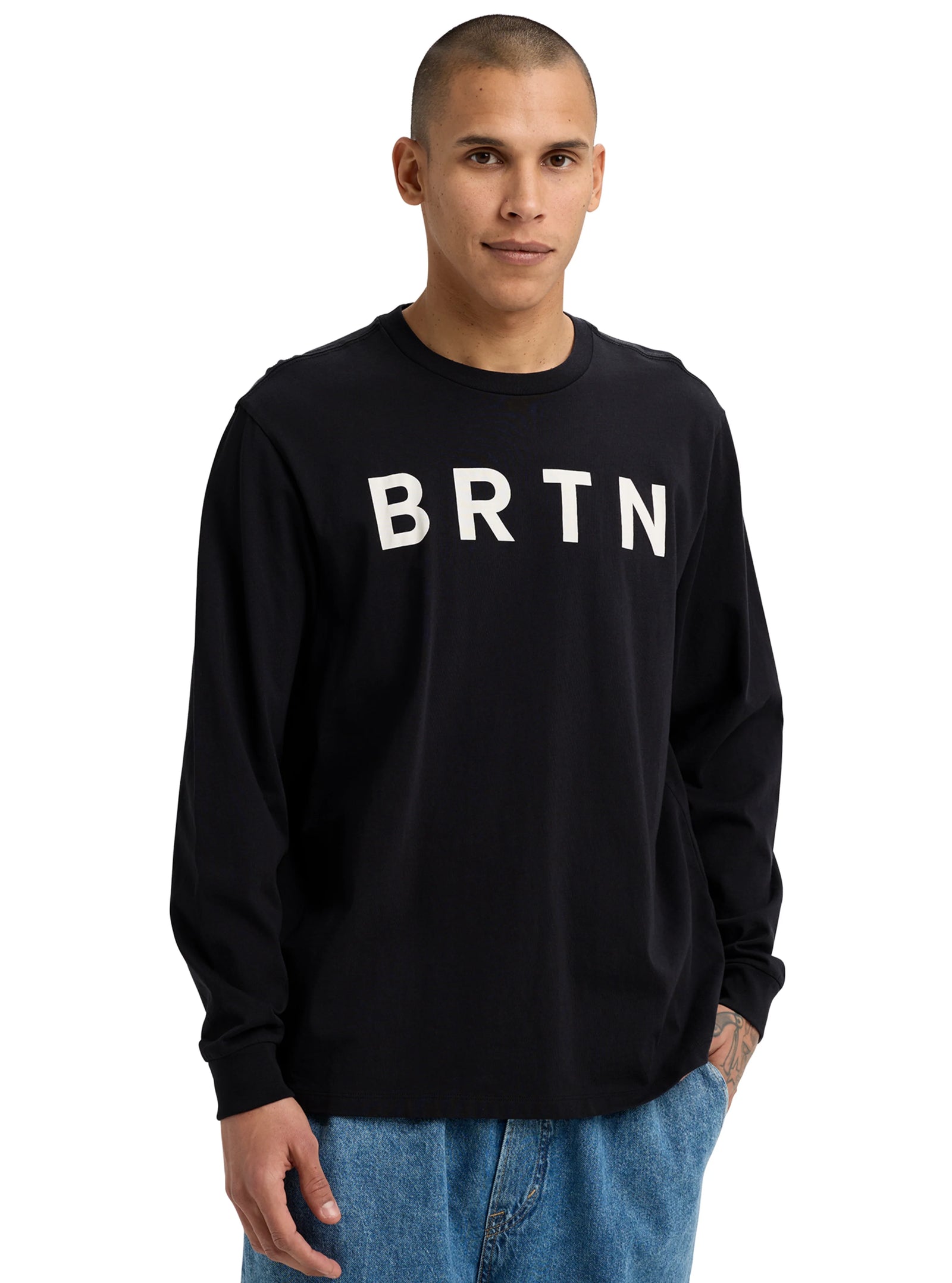 Brtn Long Sleeve T Shirt True Black - Image 2