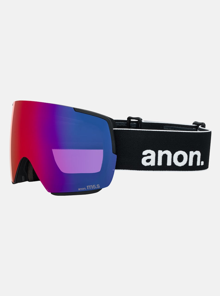 M5S Low Bridge Fit Snow Goggle + Bonus Lens + MFI Face Mask