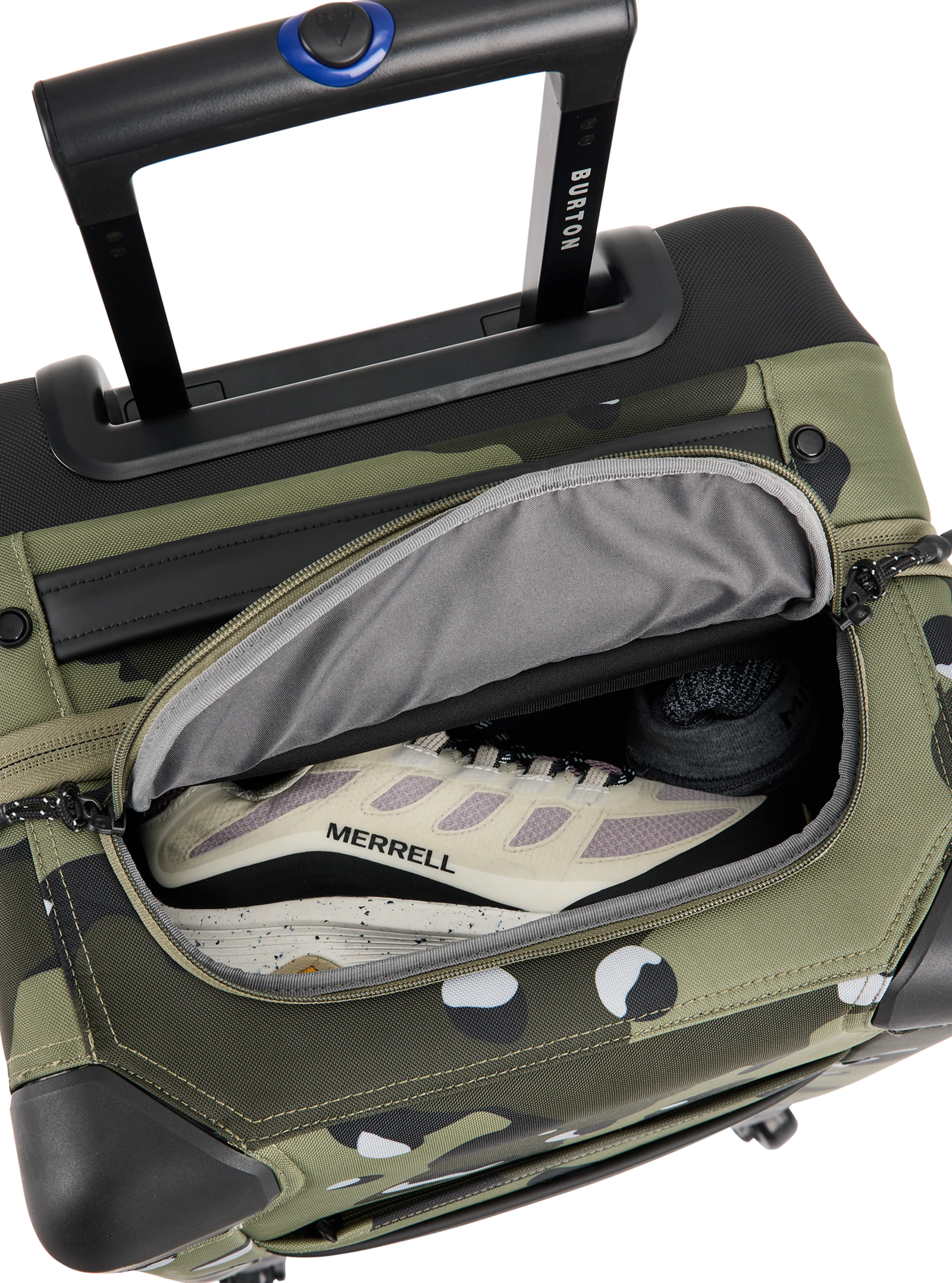 4 Wheel Double Deck Travel Bag Forest Moss Cookie Camo - Image 5