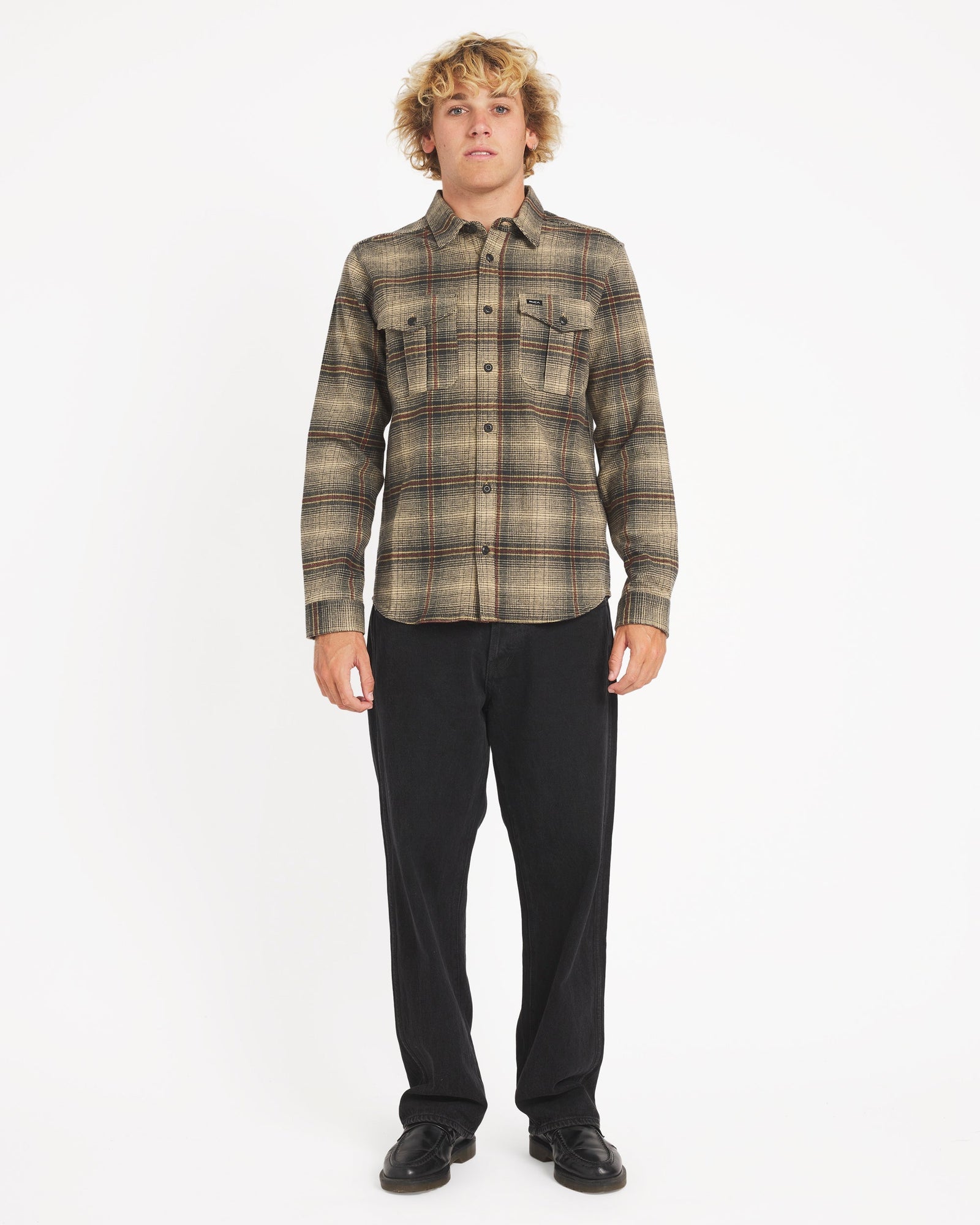 Mens Huges Dress Shirt Pirate Black - Image 5