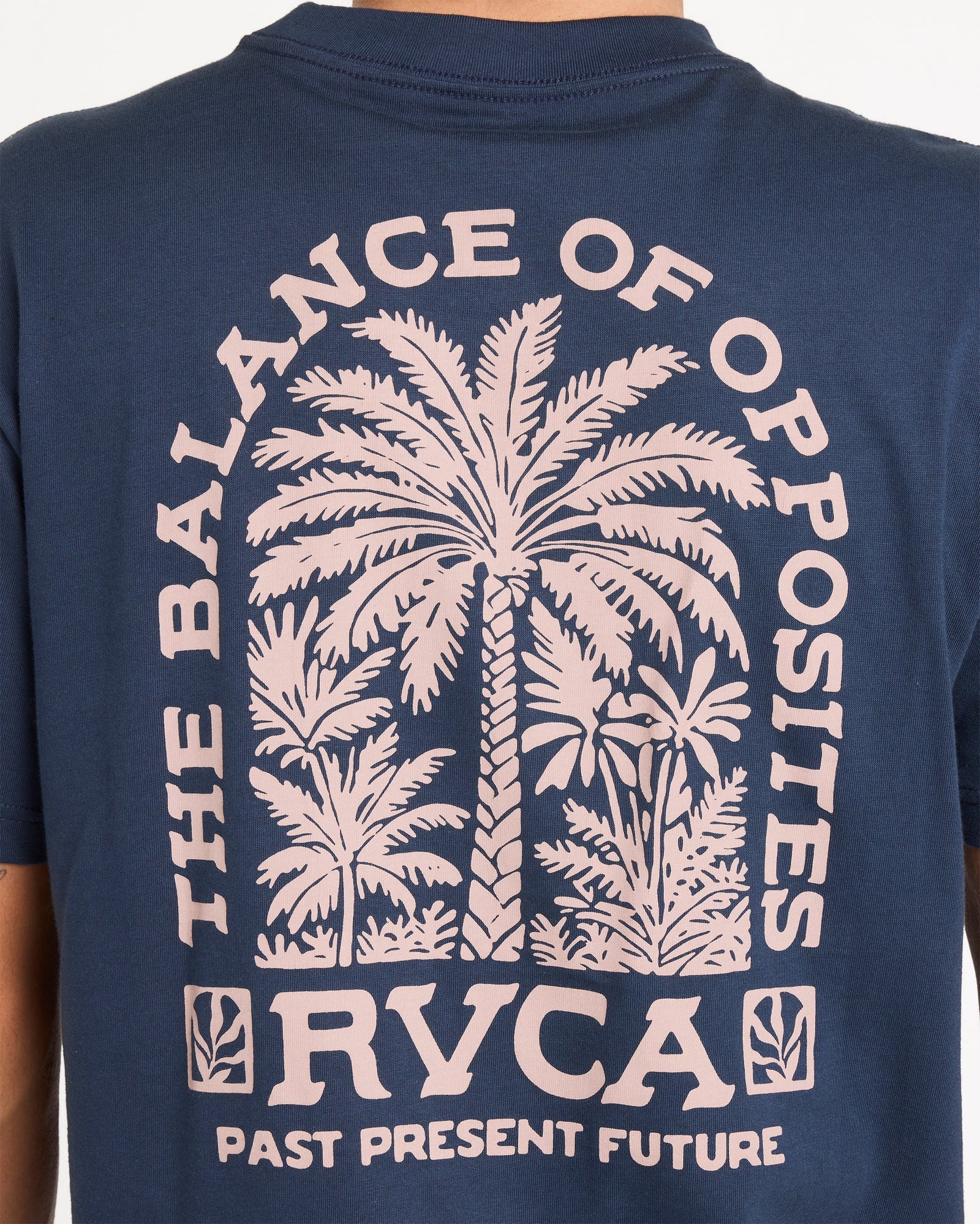 Mens Palmgrove T Shirt Moody Blue - Image 4