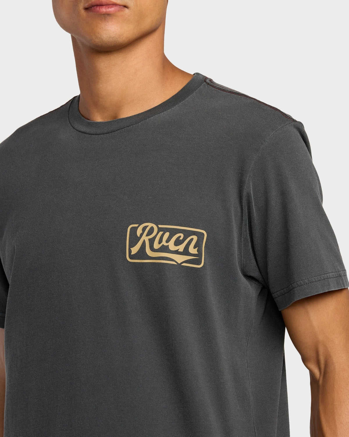Mens Frame Up T Shirt Pirate Black - Image 4