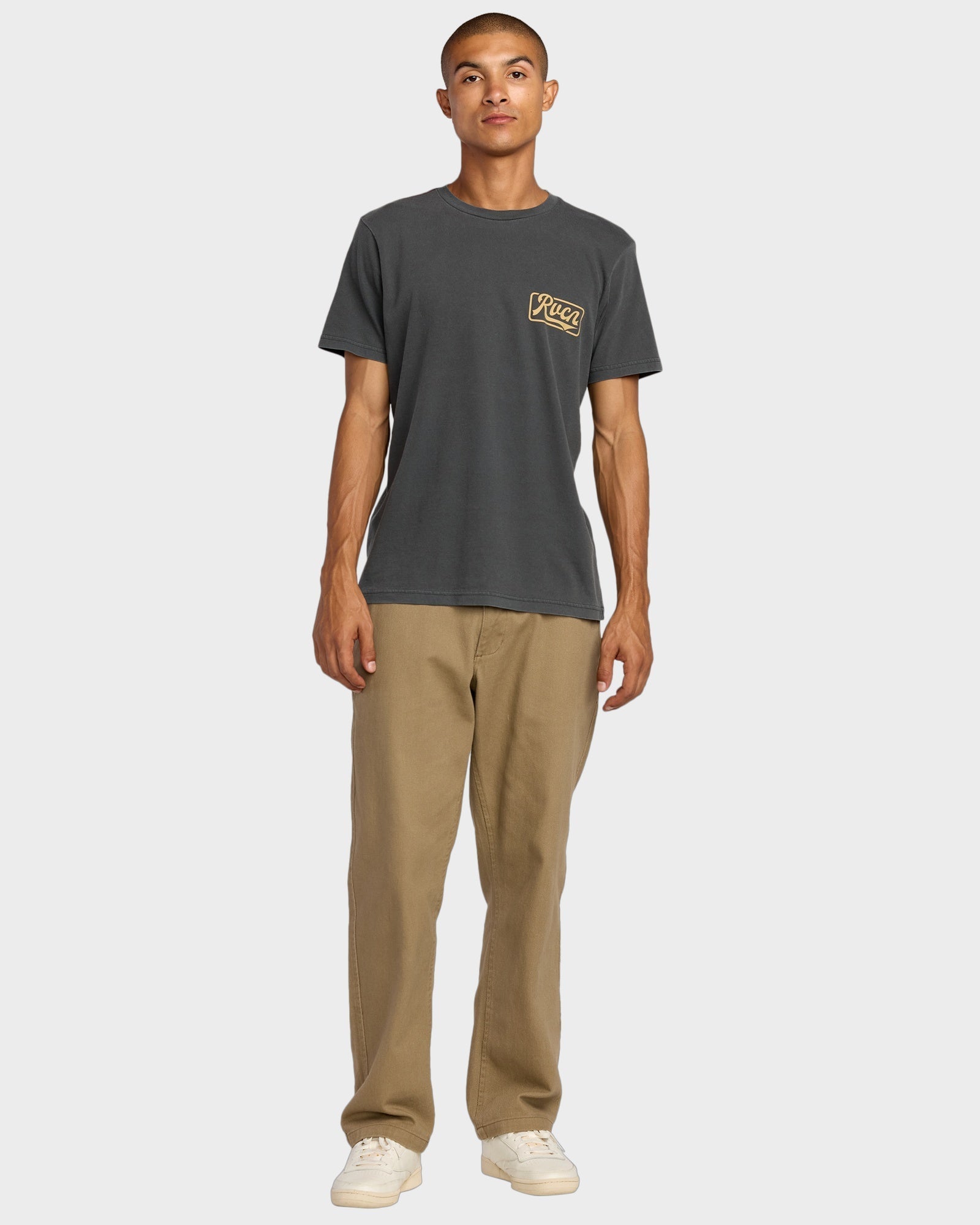 Mens Frame Up T Shirt Pirate Black - Image 7