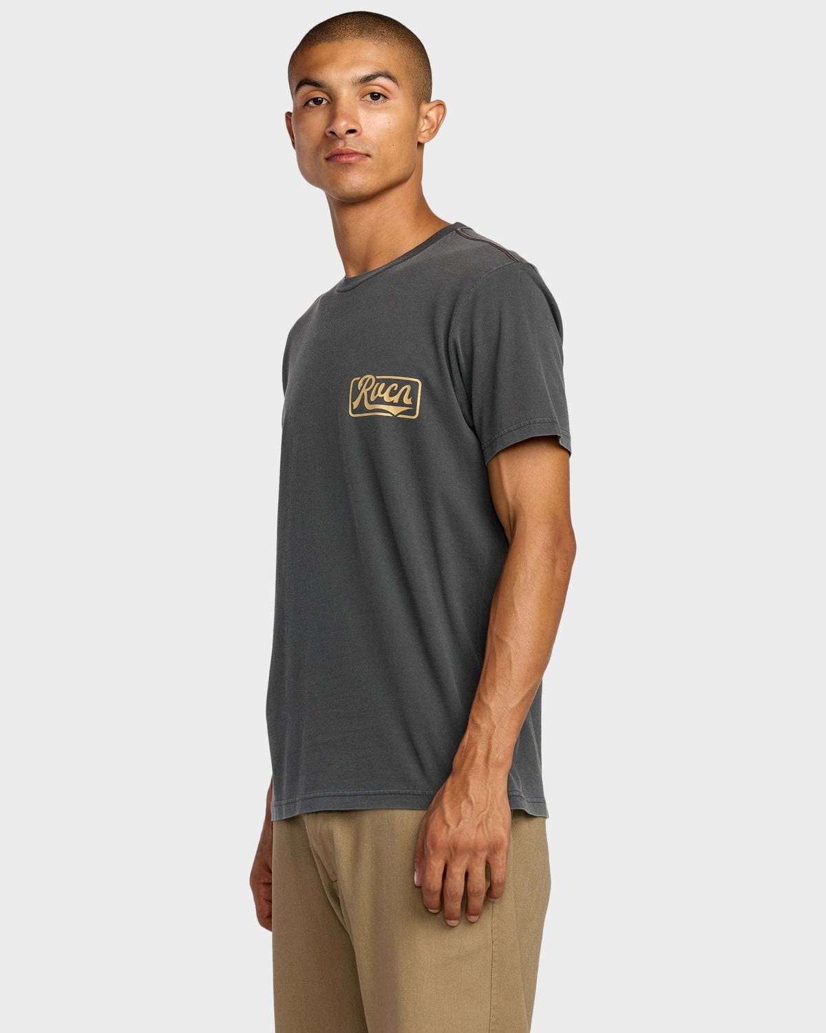 Mens Frame Up T Shirt Pirate Black - Image 3