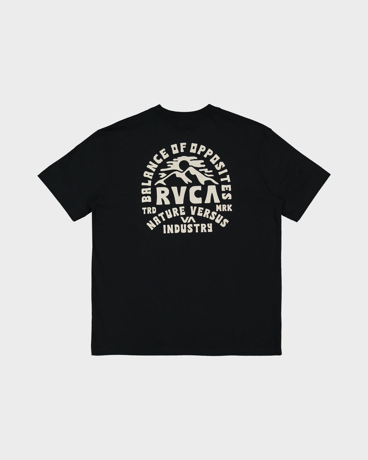 Mens Ridge T Shirt Black - Image 2
