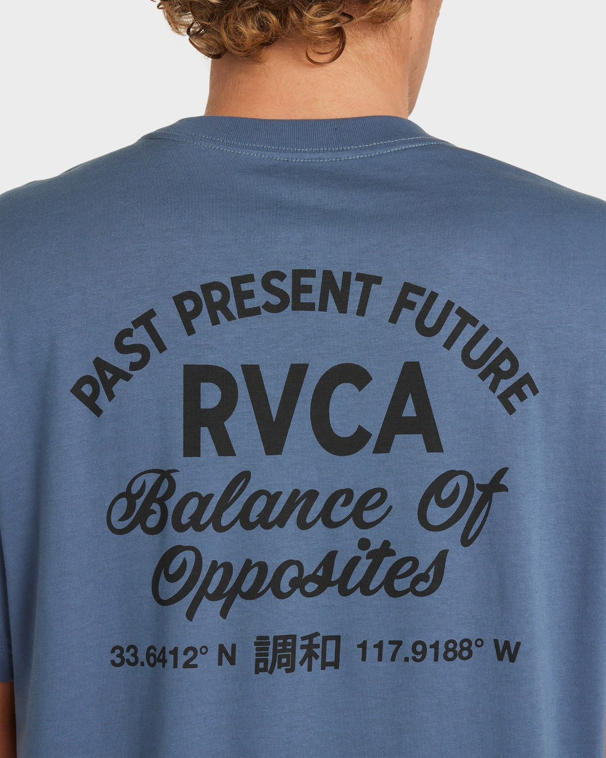 Mens Textfull T Shirt Vintage Navy - Image 3