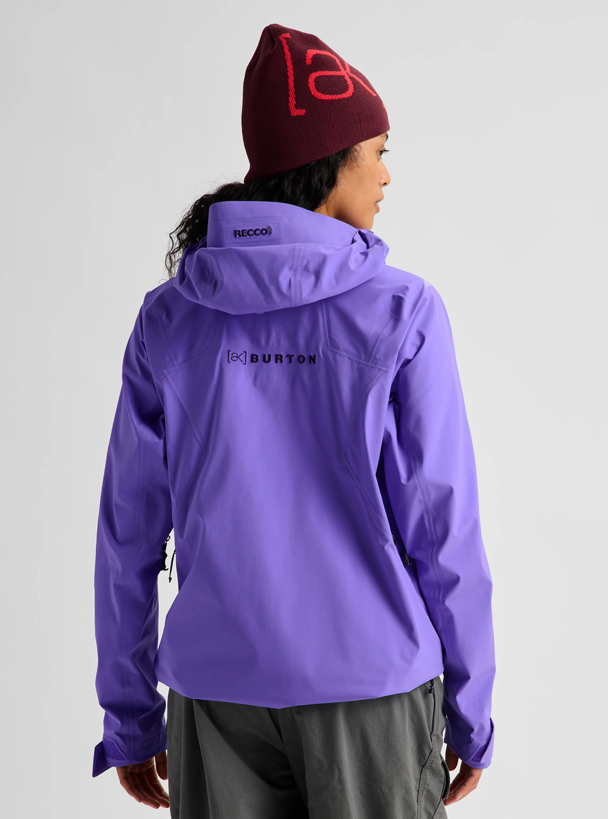 Womens [Ak] Tuvak Gore-Tex C-Knit 3L Jacket Purple Voltage - Image 3