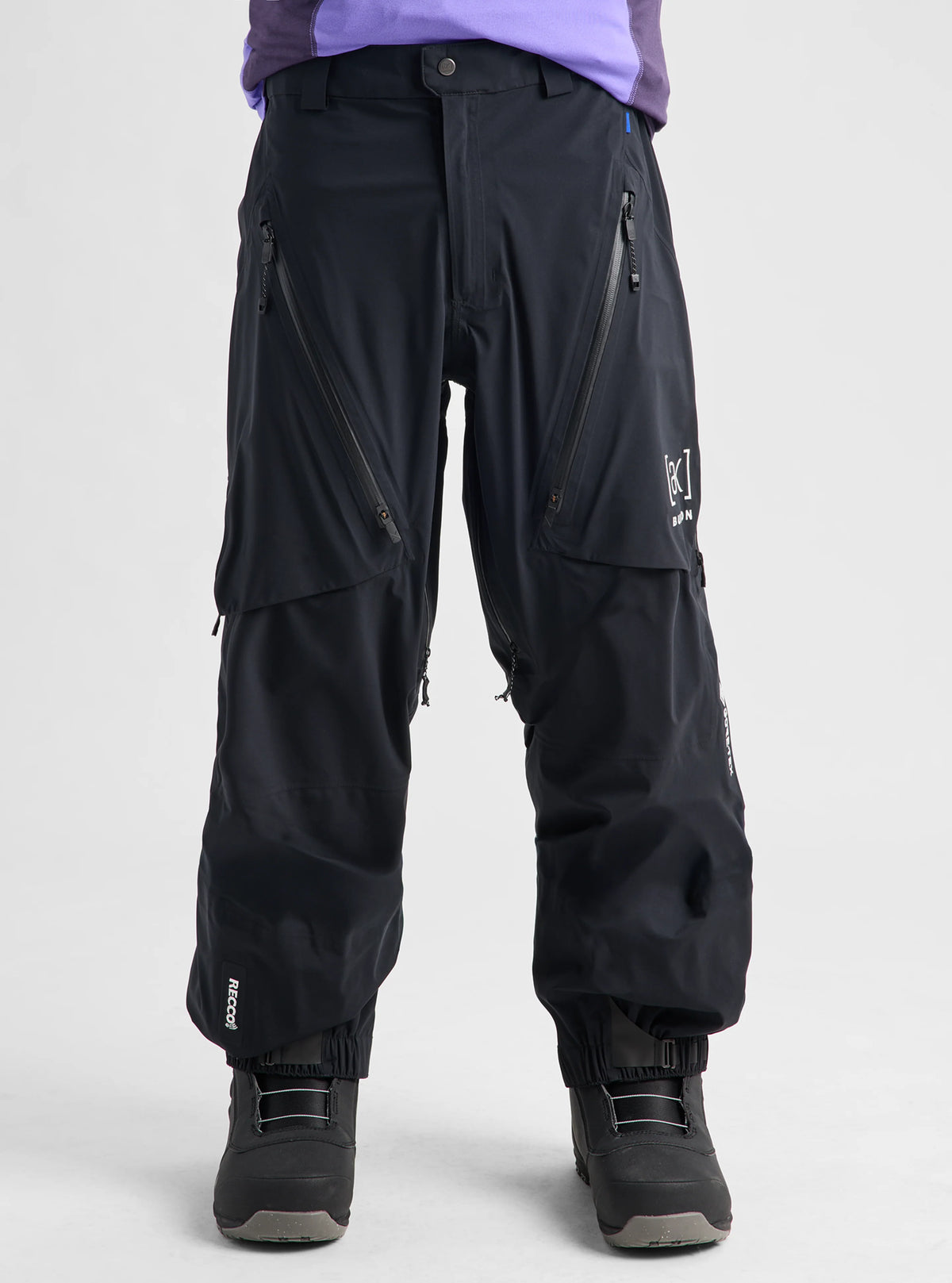 Mens [Ak] Tuvak Gore-Tex C-Knit 3L Pants True Black - Image 1