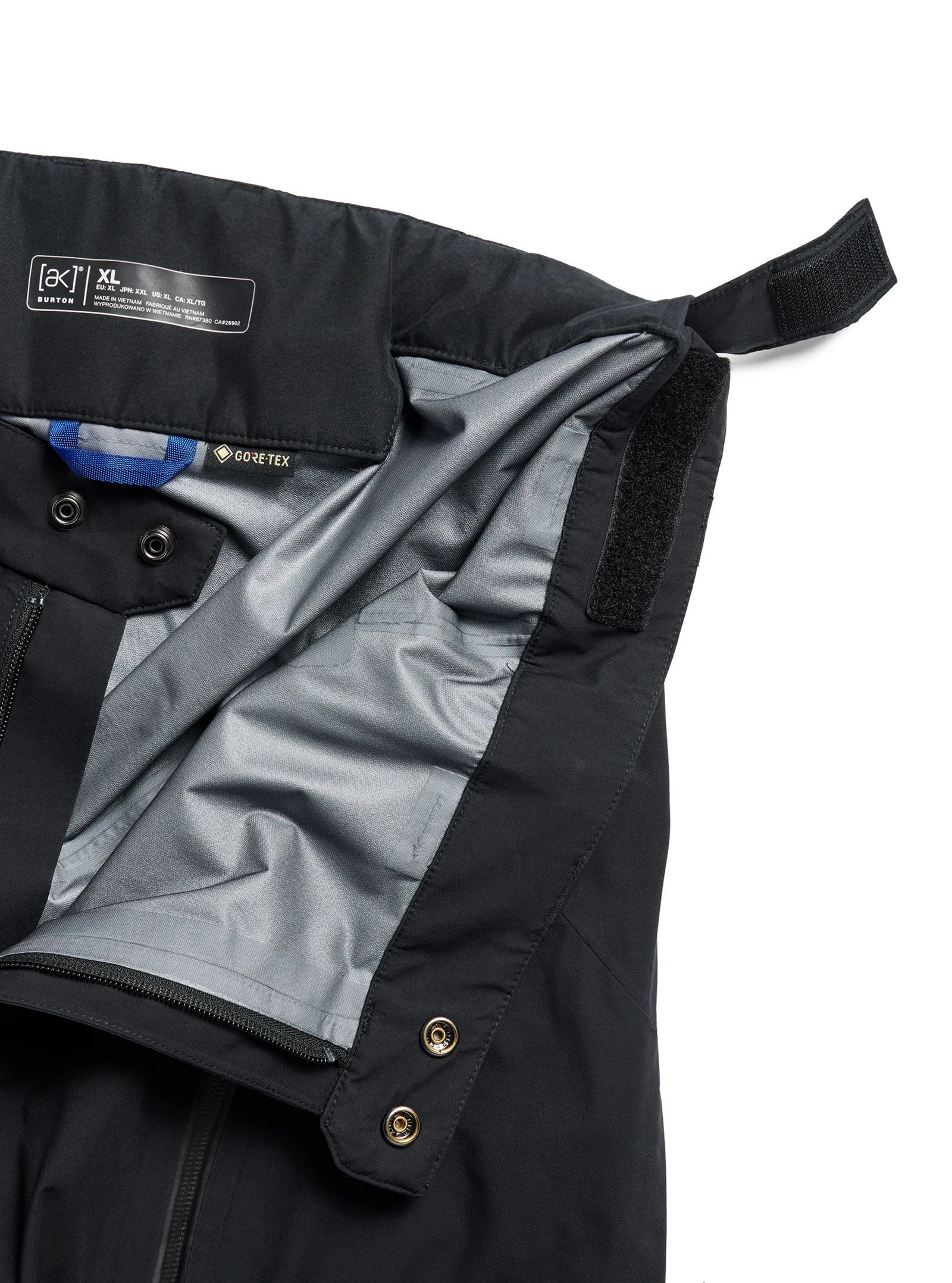 Mens [Ak] Tuvak Gore-Tex C-Knit 3L Pants True Black - Image 6