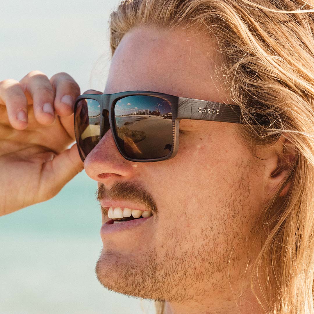 Vendetta Matte Brown Translucent Streak Frame Brown Lens - Image 3