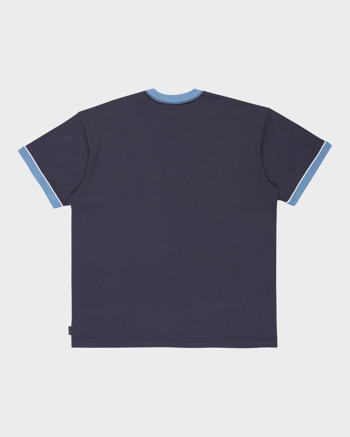 Mens Spec Ringer T Shirt Vintage Navy - Image 8