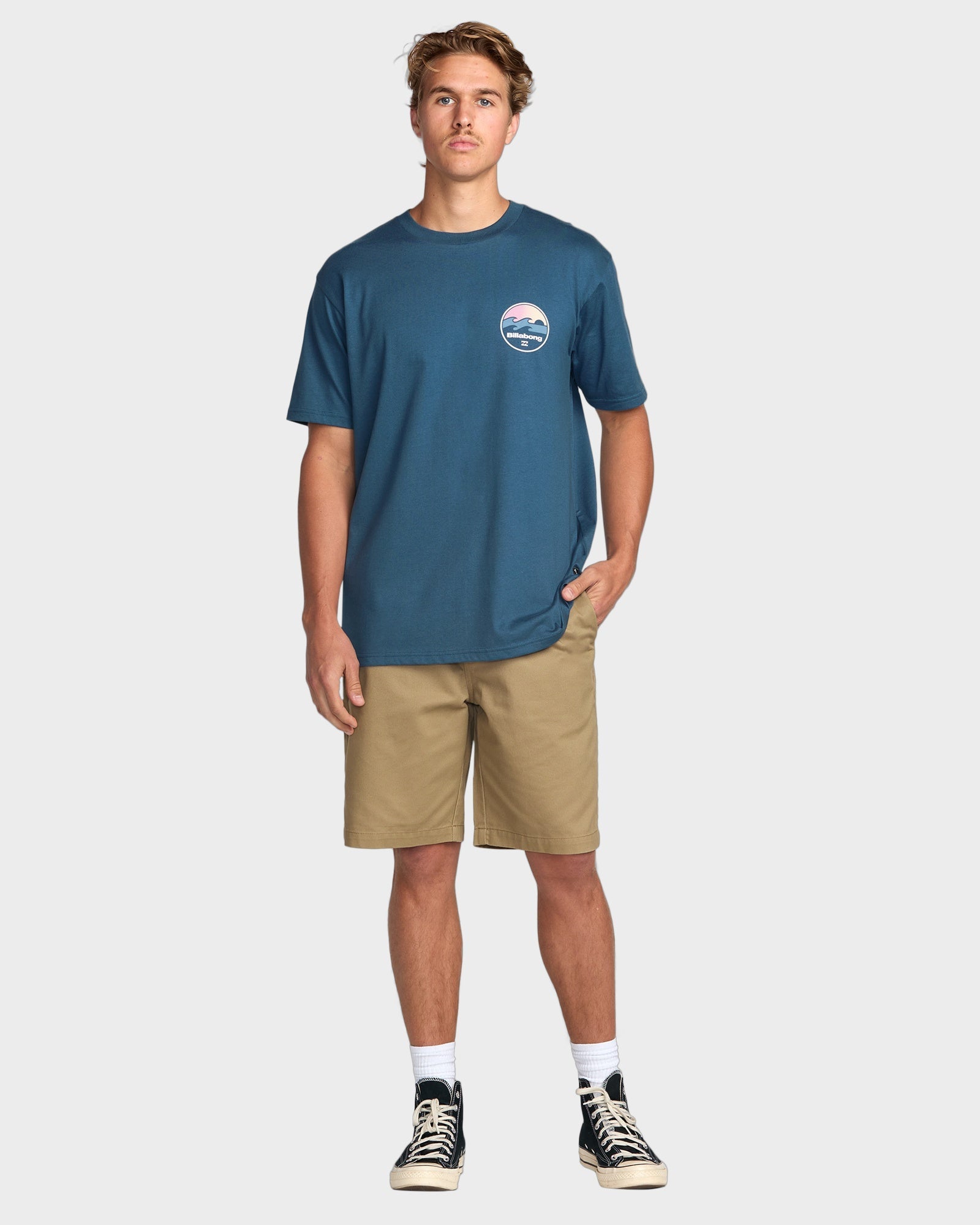 Mens Runner T Shirt Deep Blue - Image 4