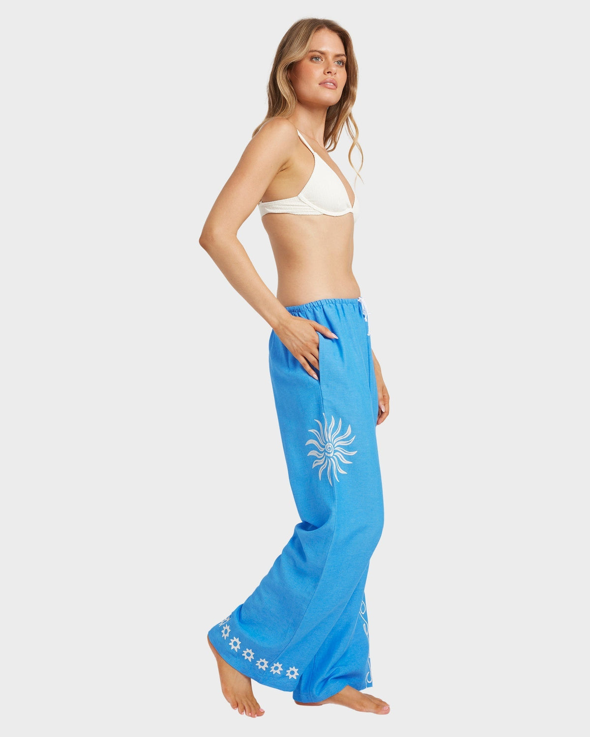 Womens Find Me Here Elastic Pants