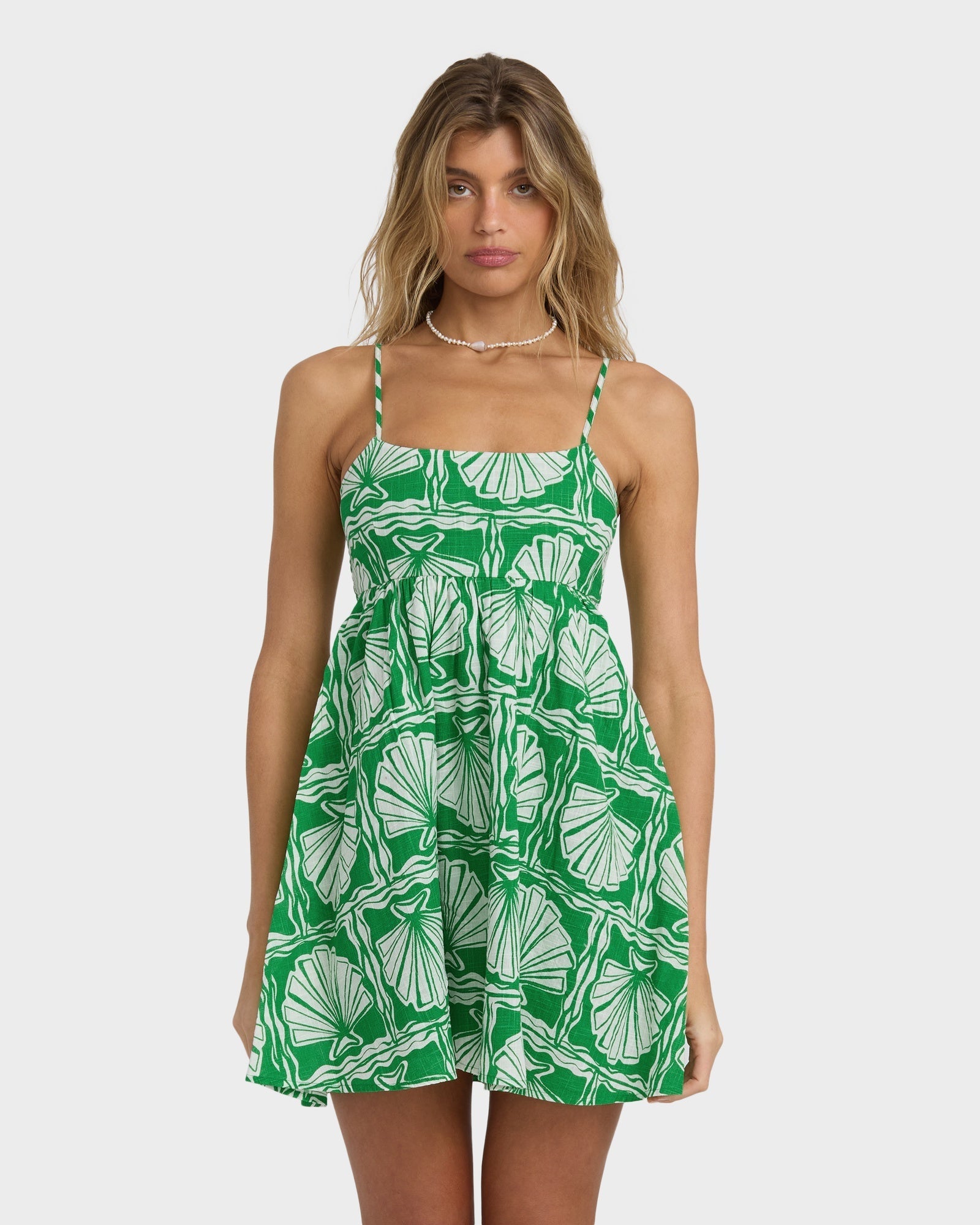 Womens Sea Shell Mini Dress