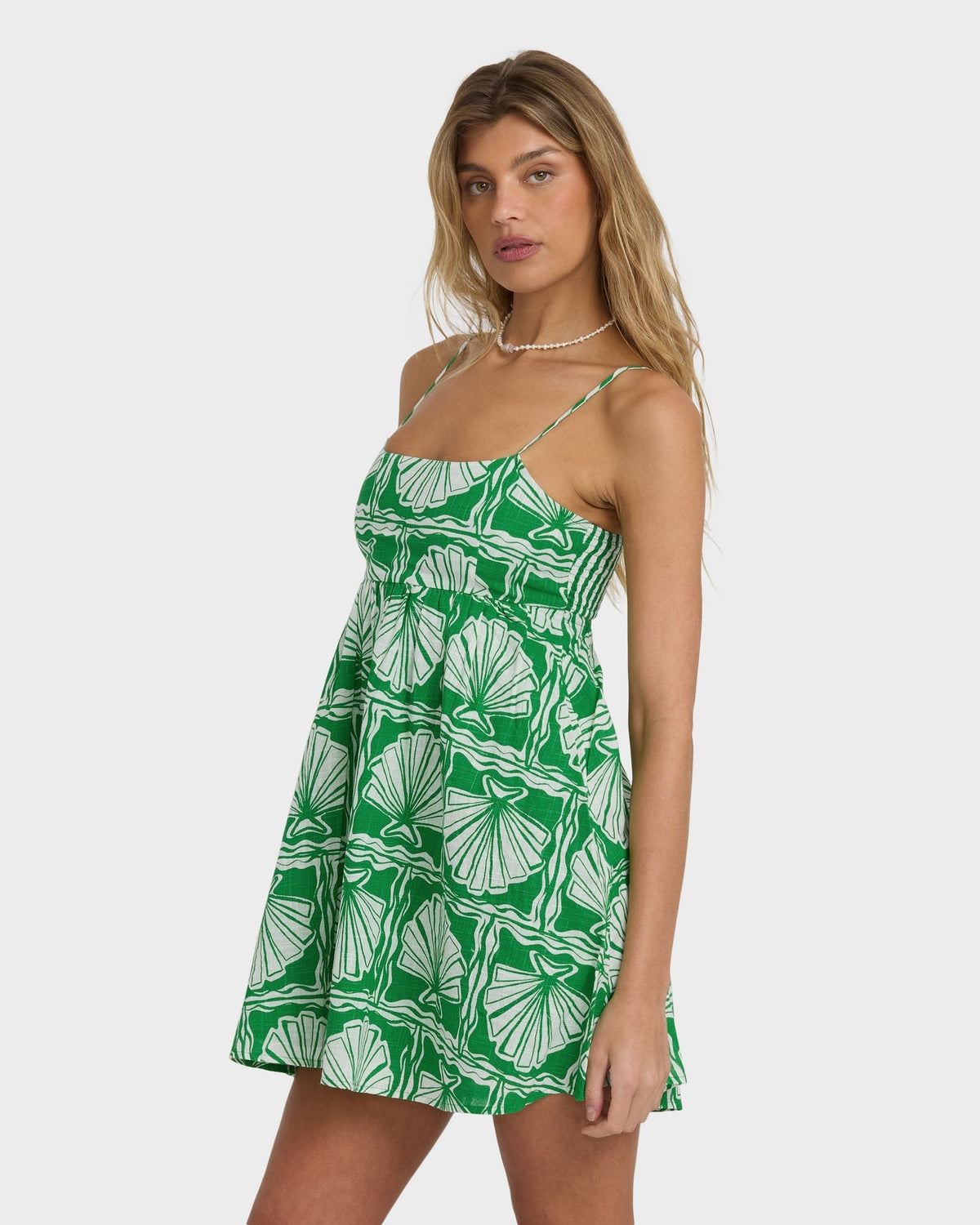 Womens Sea Shell Mini Dress