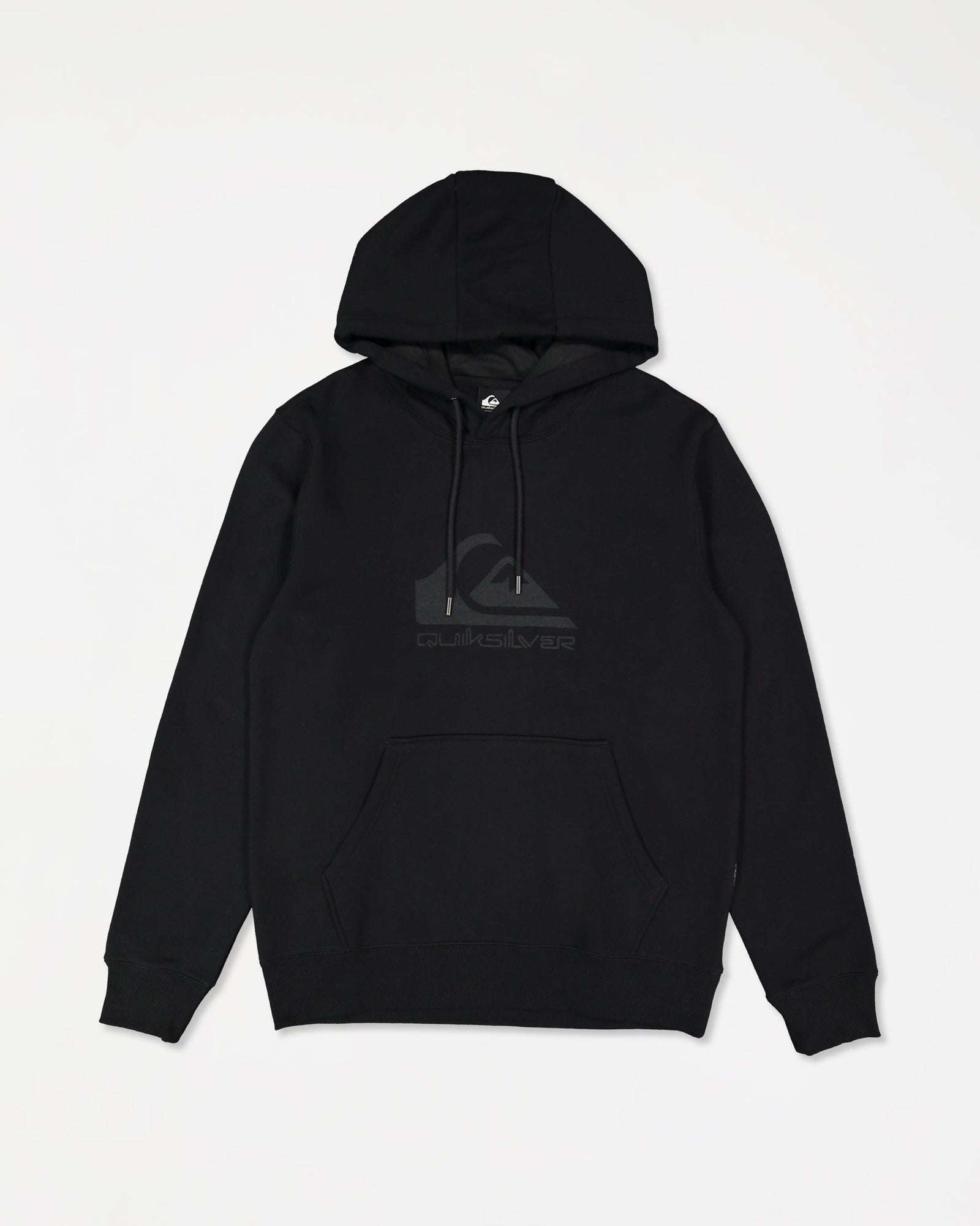Mens Comp Logo Hooded Jumper Black - Image 6