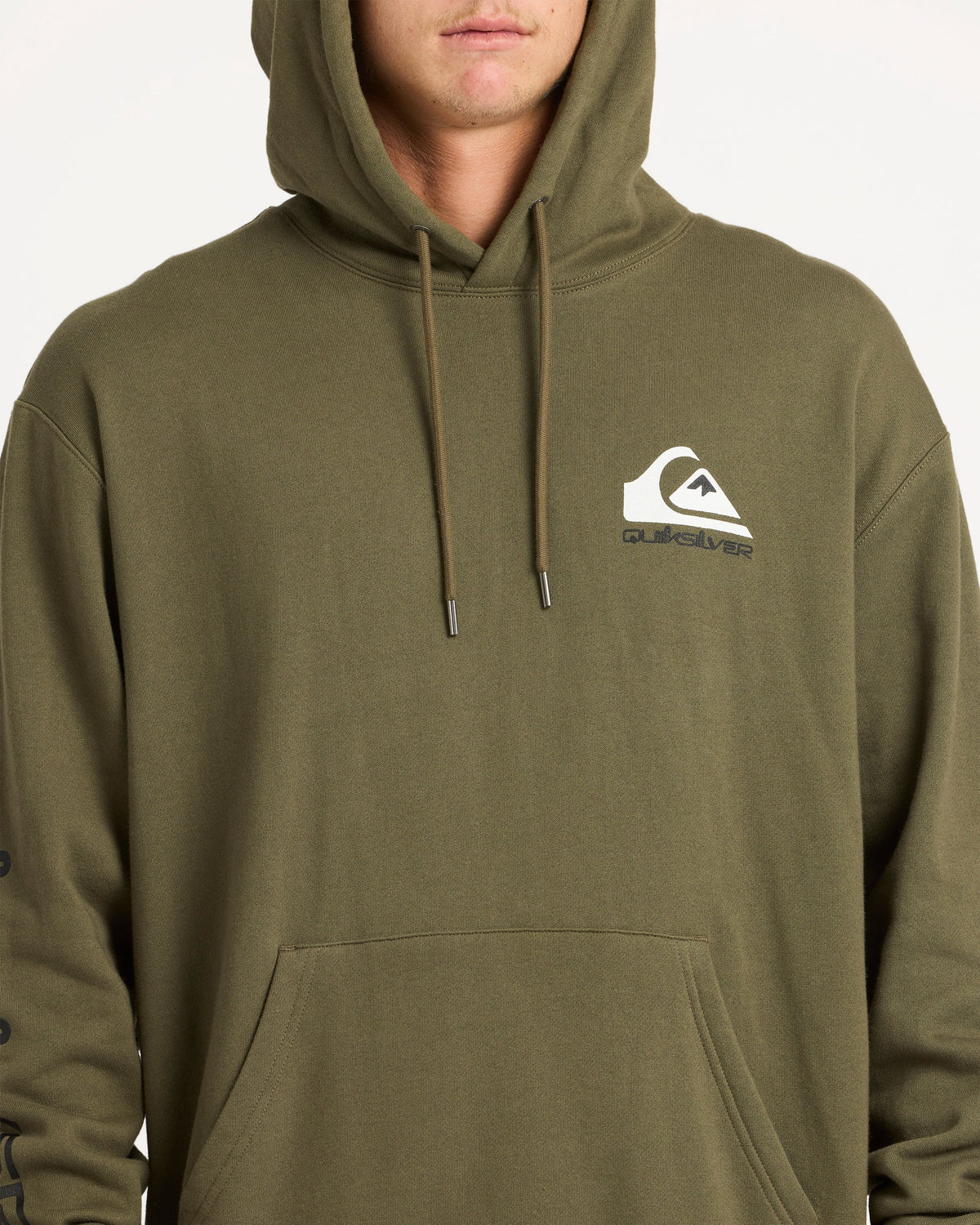 Mens Omni Logo Hooded Jumper Grape Leaf - Image 4