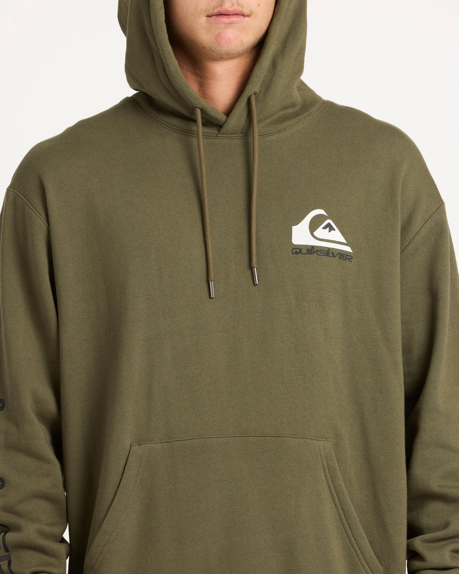 Mens Omni Logo Hooded Jumper Grape Leaf - Image 4