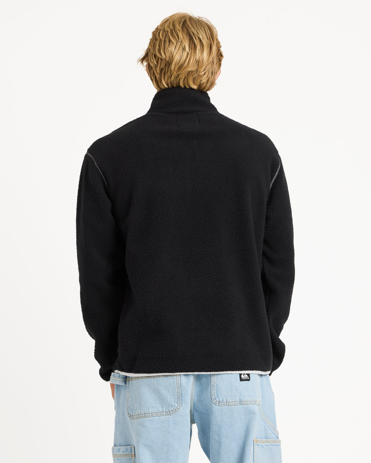 Mens Mercury Polar Sweater Black - Image 2
