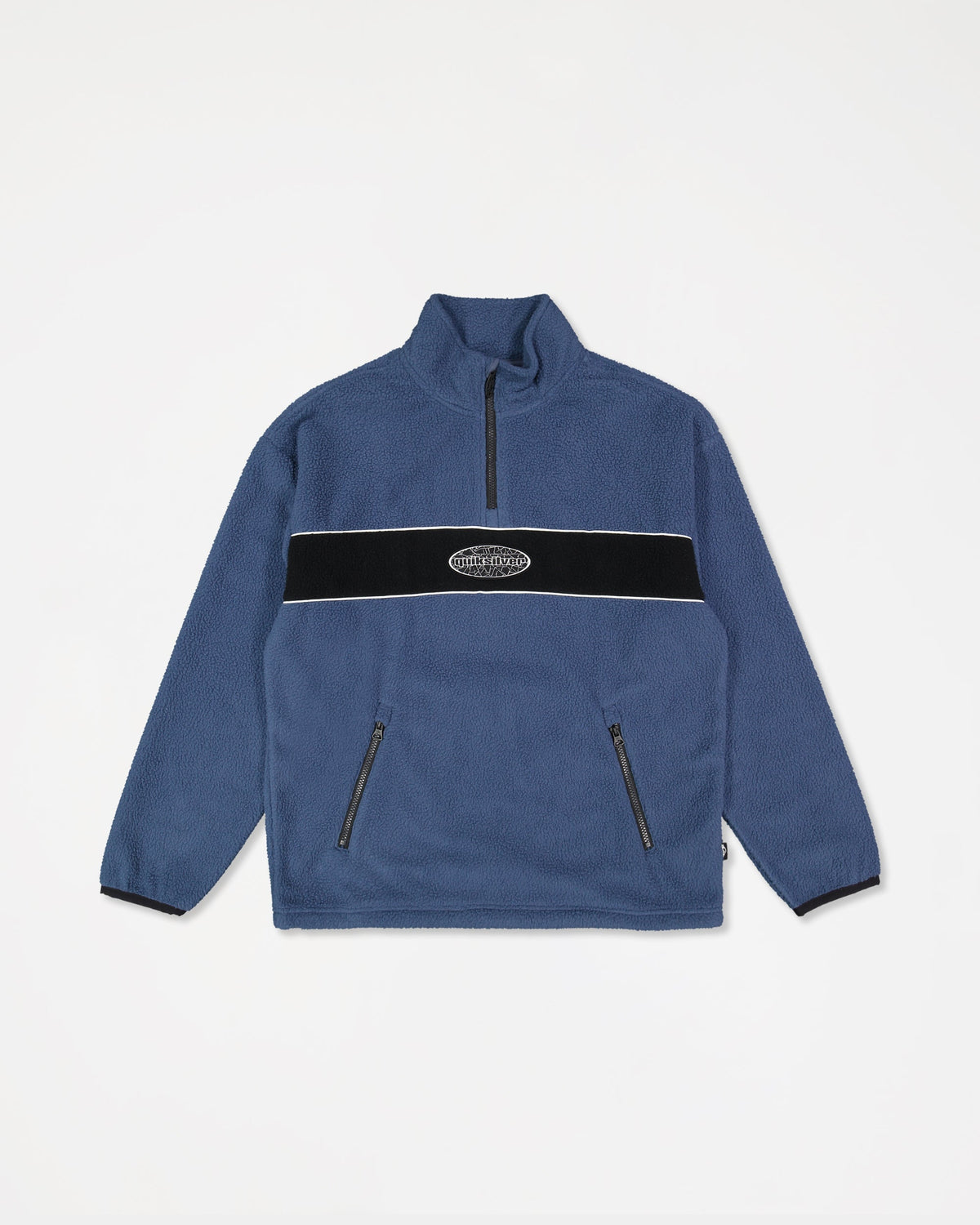 Mens Mercury Panel Sweater Dark Denim - Image 6