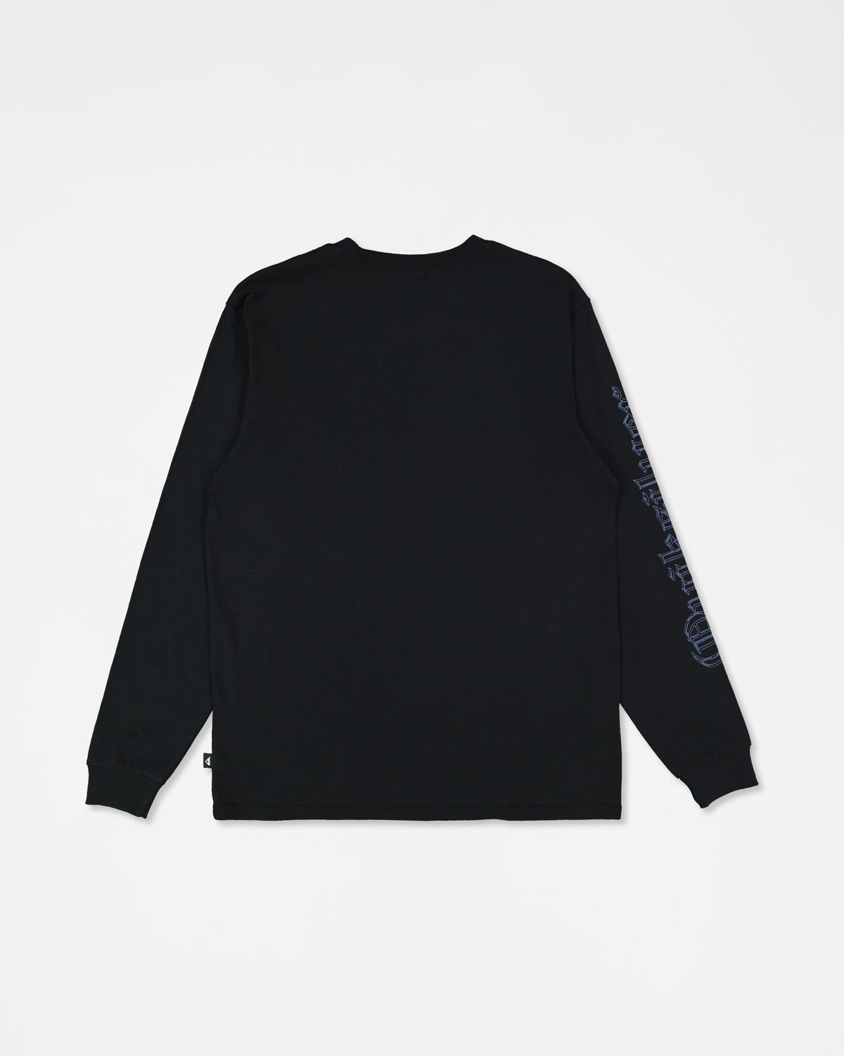 Mens Chrome Long Sleeve T Shirt Black - Image 7