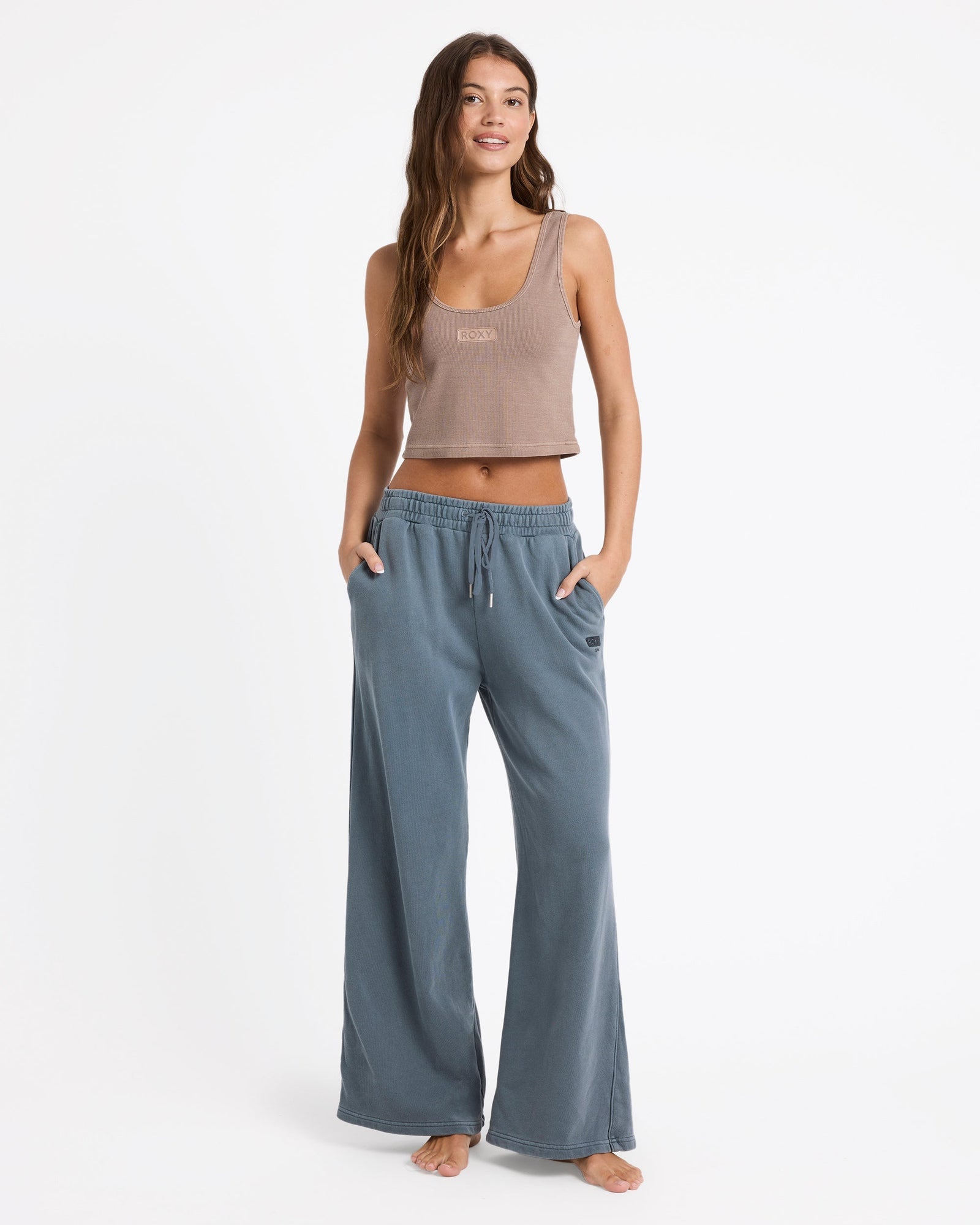 Womens Heading Out Casual Pant Dark Slate - Image 6