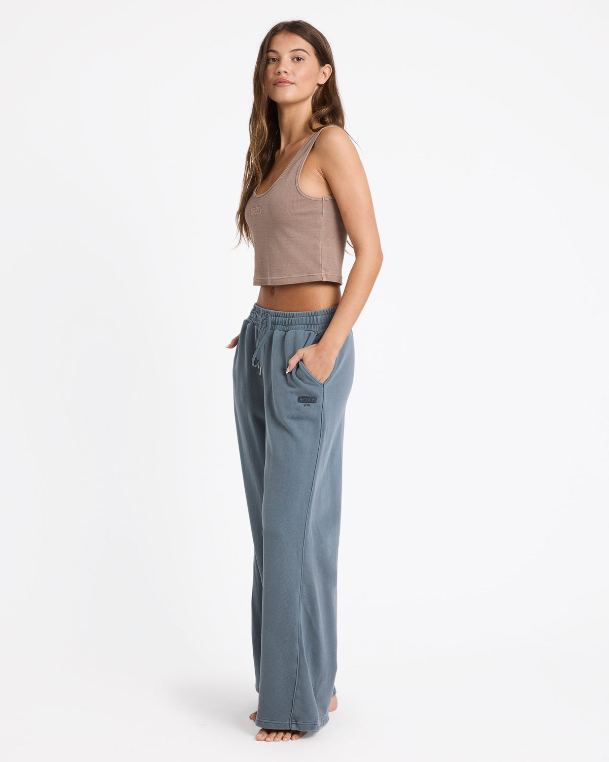 Womens Heading Out Casual Pant Dark Slate - Image 4