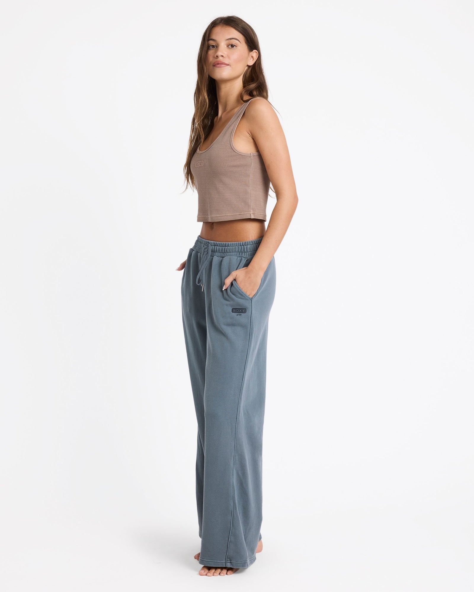 Womens Heading Out Casual Pant Dark Slate - Image 4