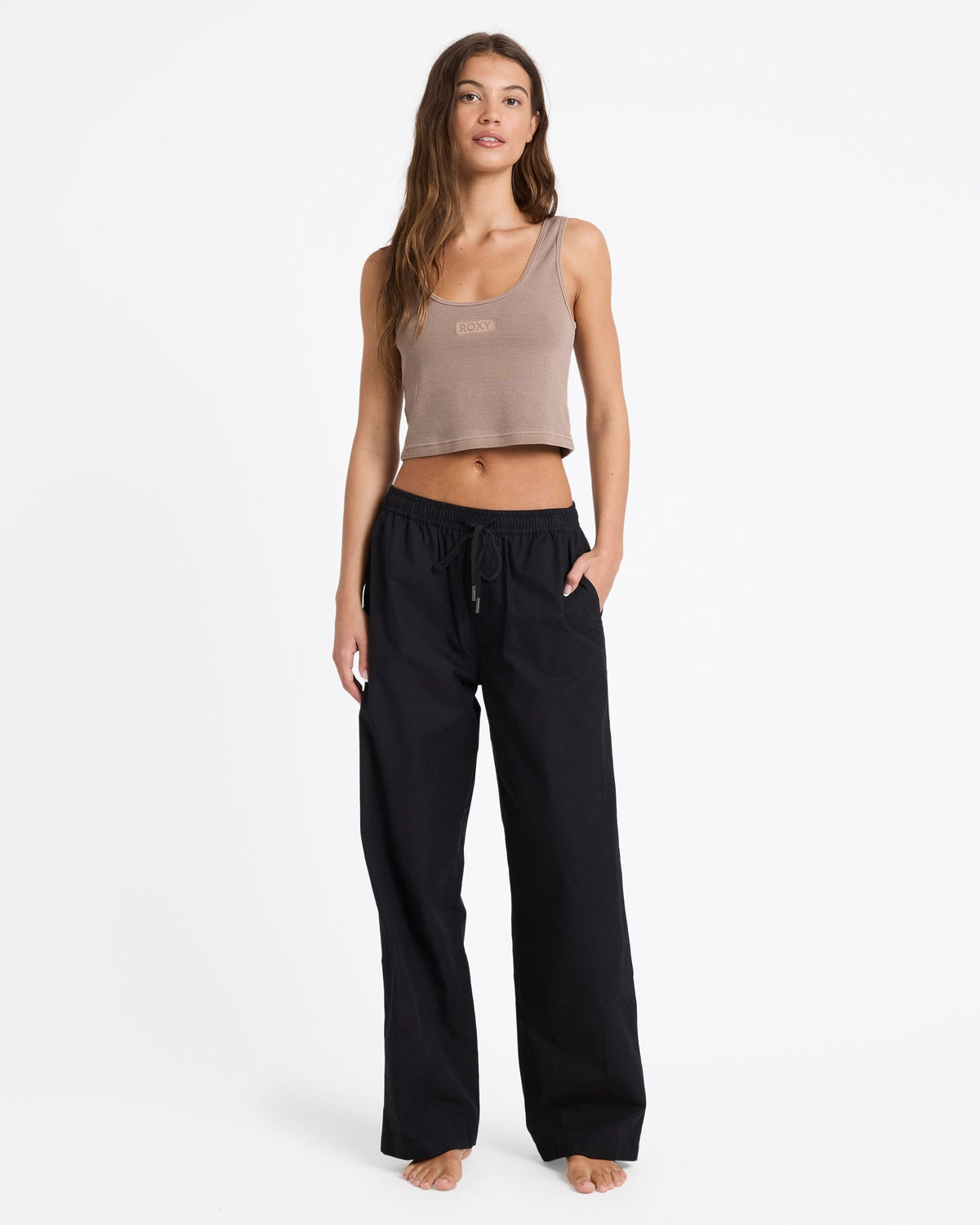 Womens Recess Casual Pants Black - Image 1