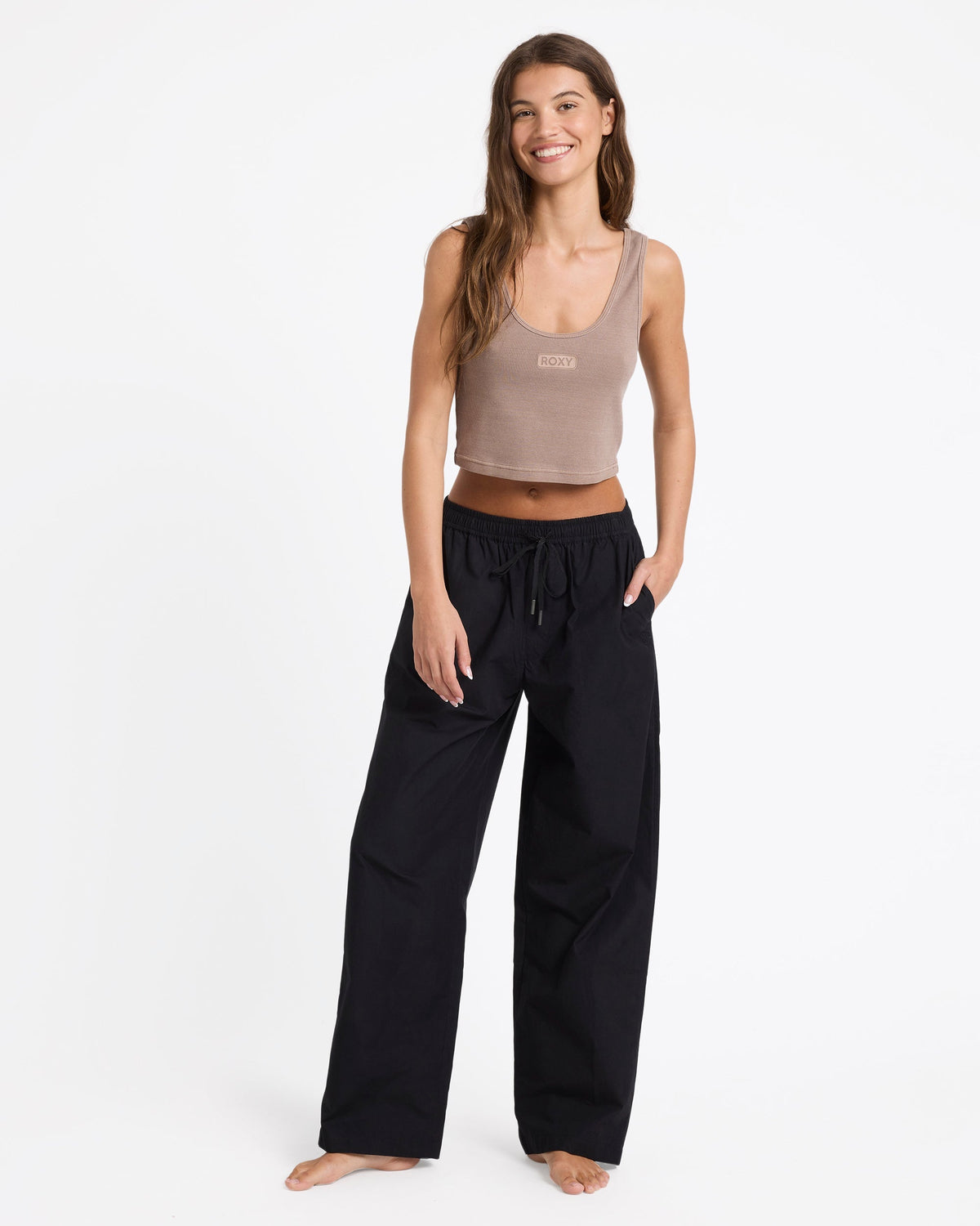Womens Recess Casual Pants Black - Image 5