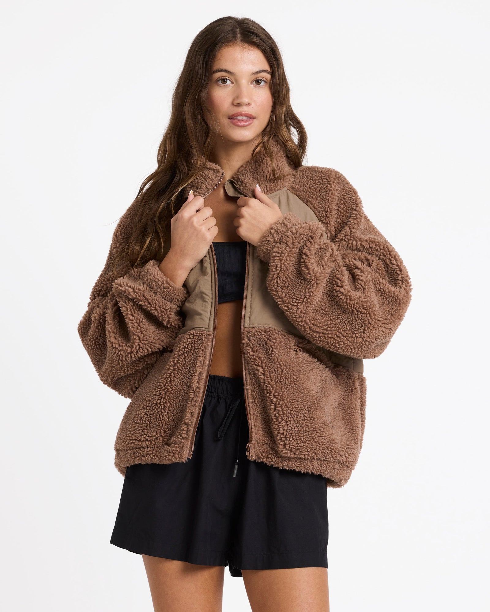 Womens At Dusk Casual Jacket Mocha - Image 2