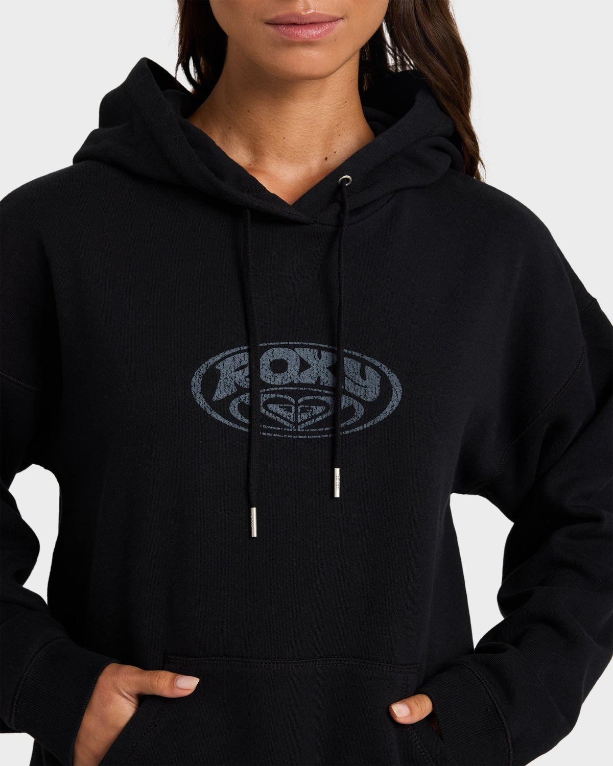 Womens Dreamy Days Hooded Jumper Black - Image 8
