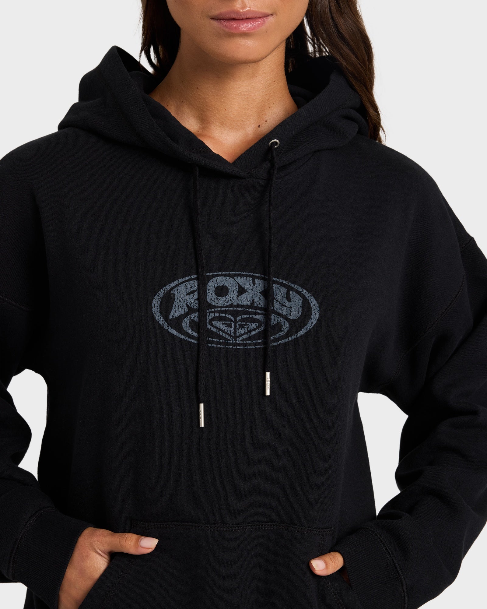 Womens Dreamy Days Hooded Jumper Black - Image 8