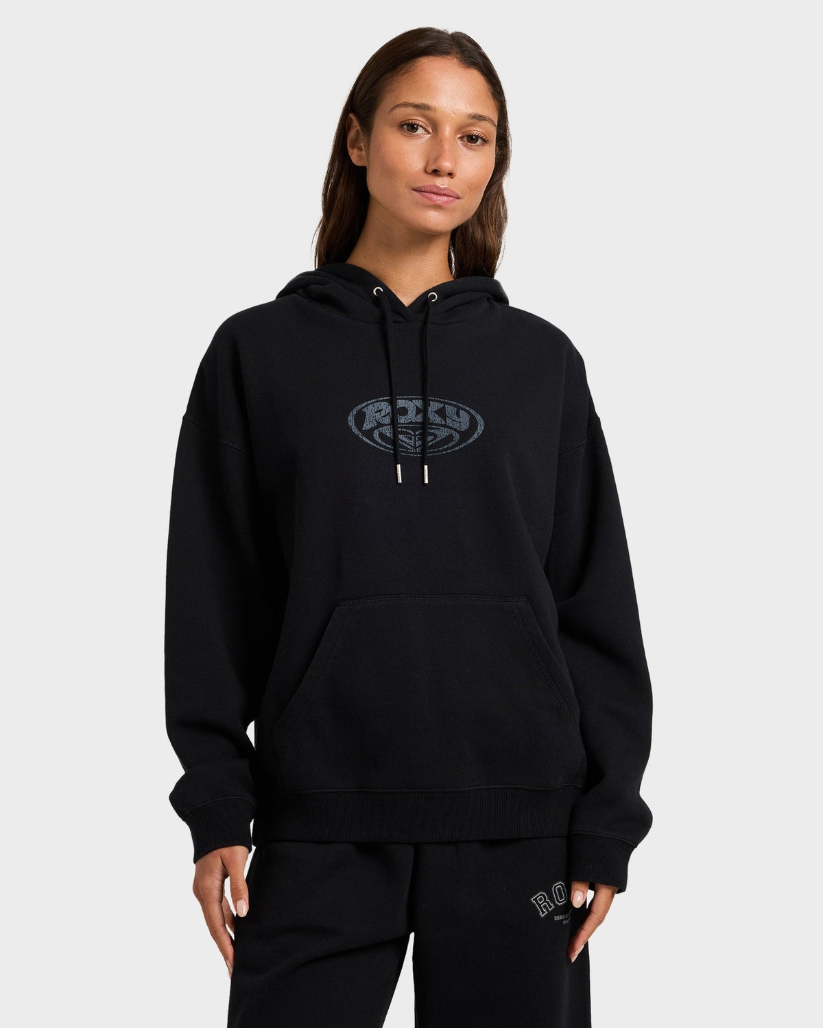Womens Dreamy Days Hooded Jumper Black - Image 6