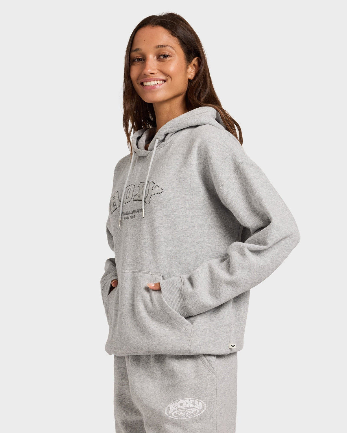 Womens Dreamy Days Hooded Jumper Grey Marle - Image 14