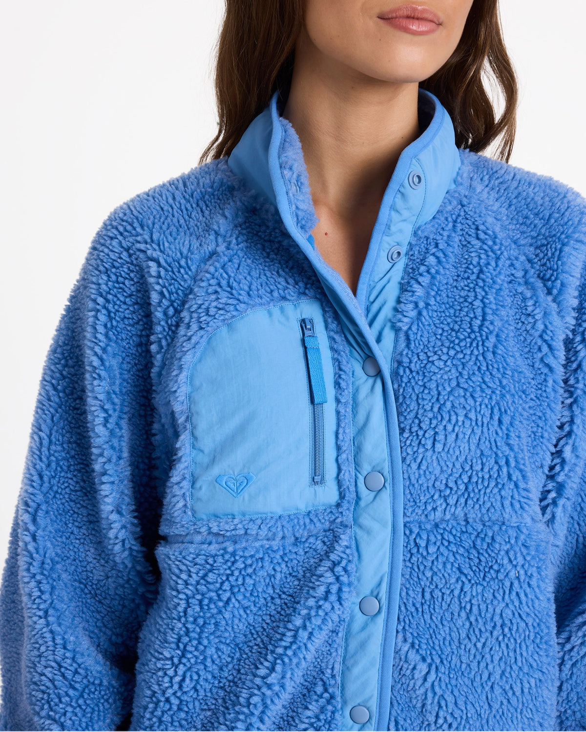 Womens Free Spirit Hooded Jumper Ashley Blue - Image 3