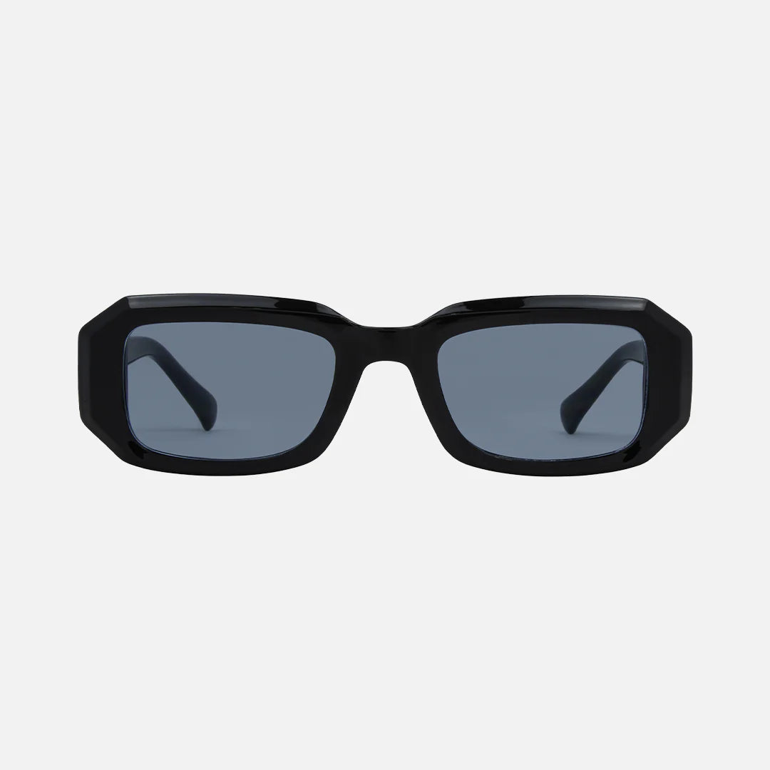 Asher Gloss Black Frame Blue Tinted lens - Image 2