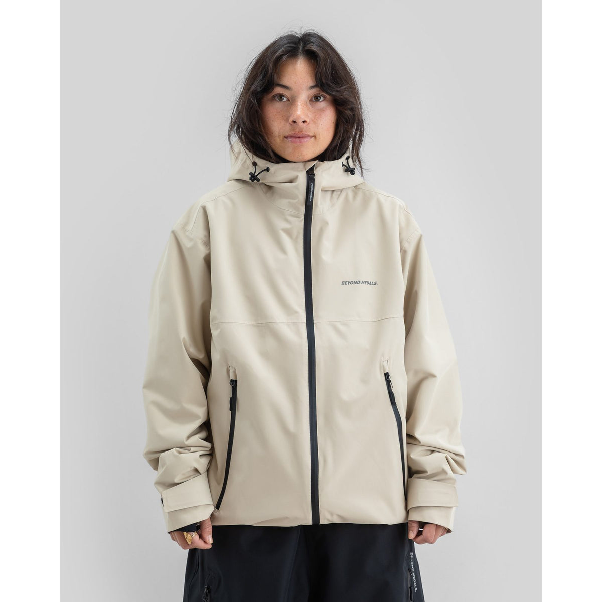 Park Snowboard Jacket 2L Beige - Image 2